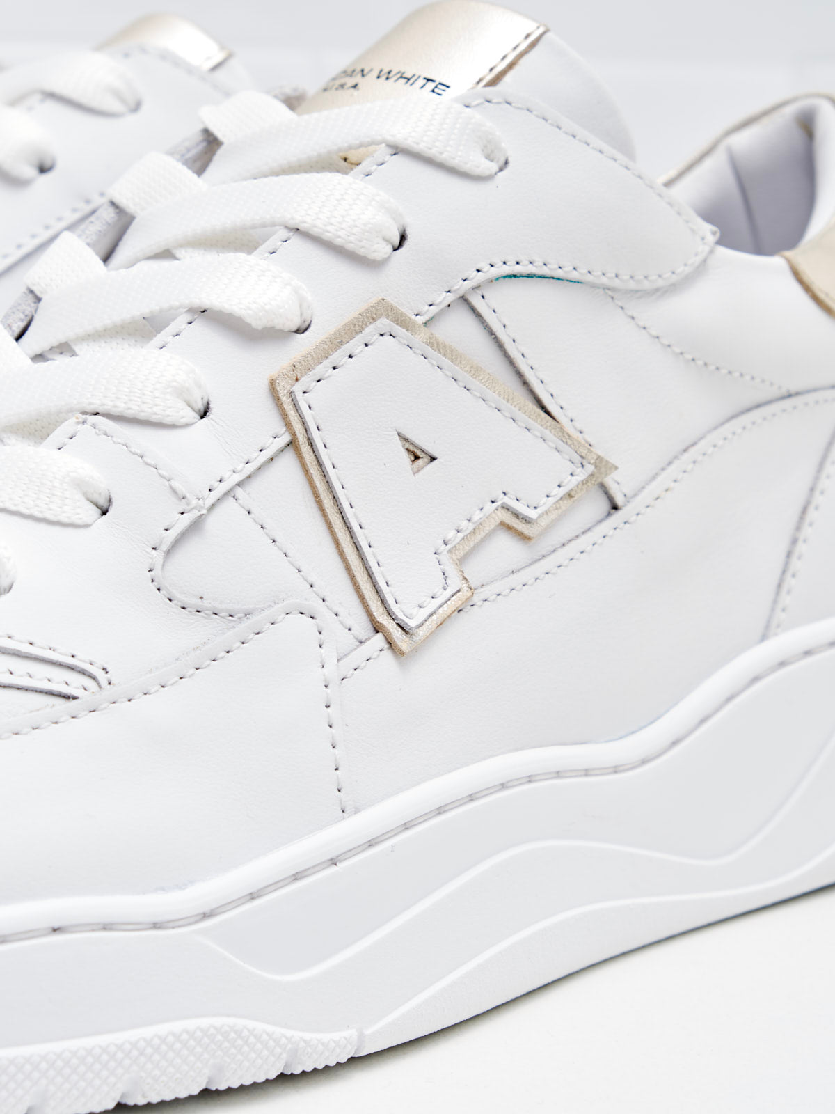 American White - Sneakers Woman Emmeuno Logo white platinum 