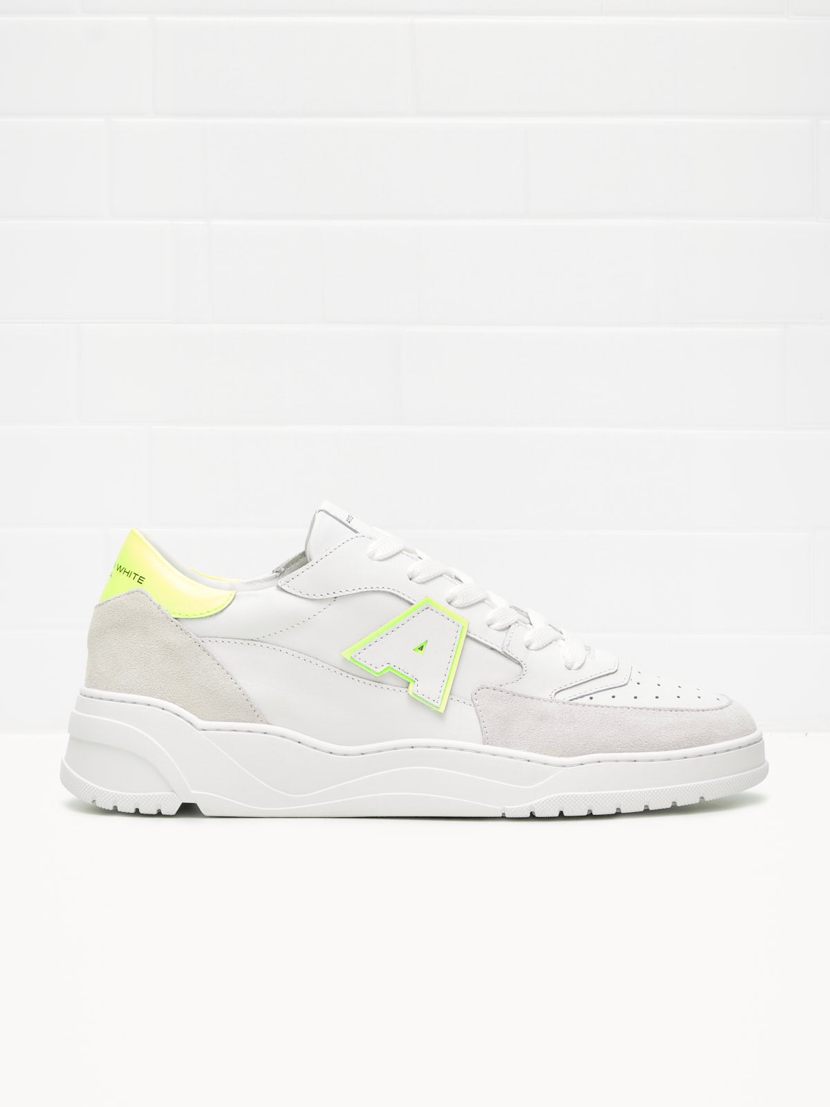 Sneakers Man Emmeuno Logo Explorer white yellow white sole