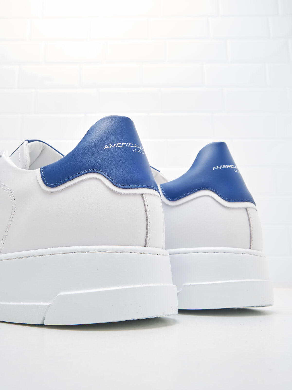 American White - Sneakers Super Iconic Man white blue 
