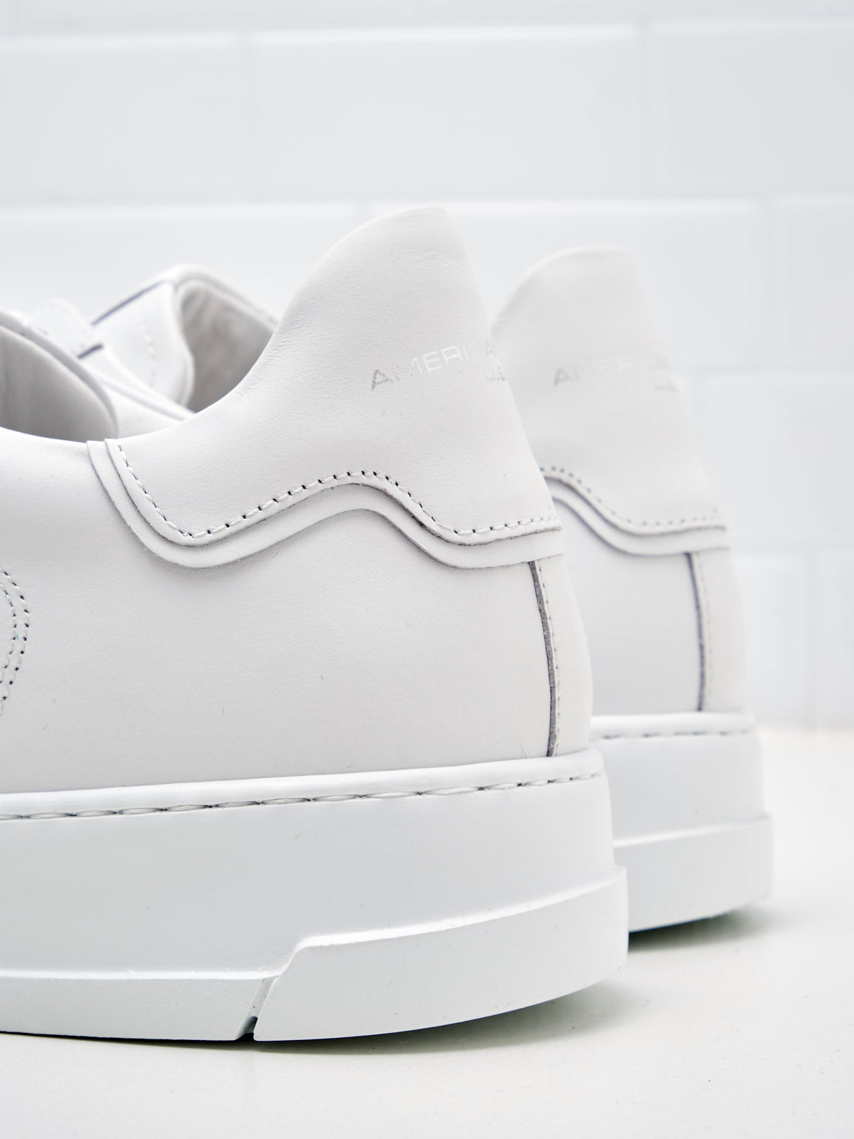American White - Sneakers Super Logo Man white white 