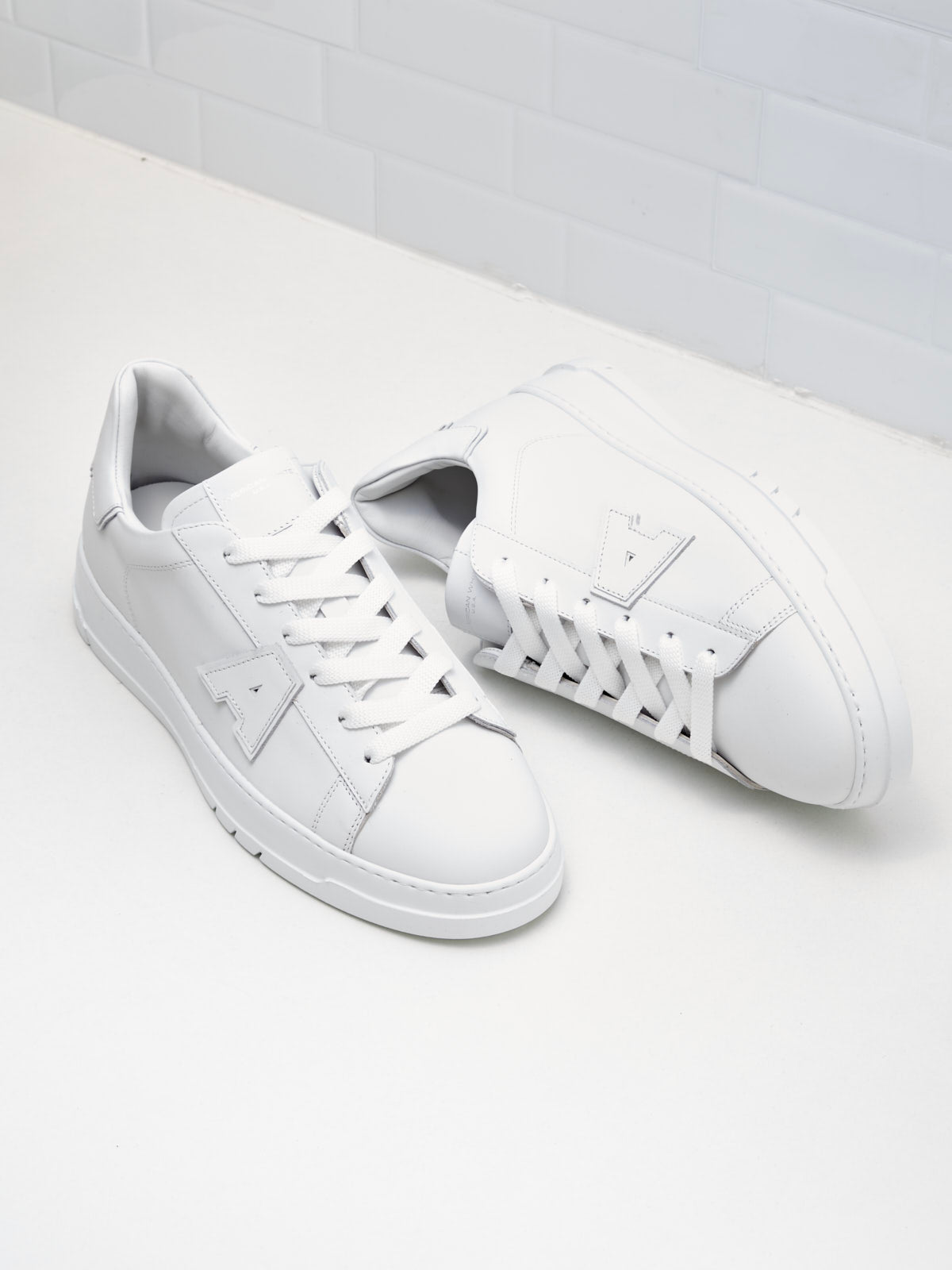 American White - Sneakers Super Logo Man white white 