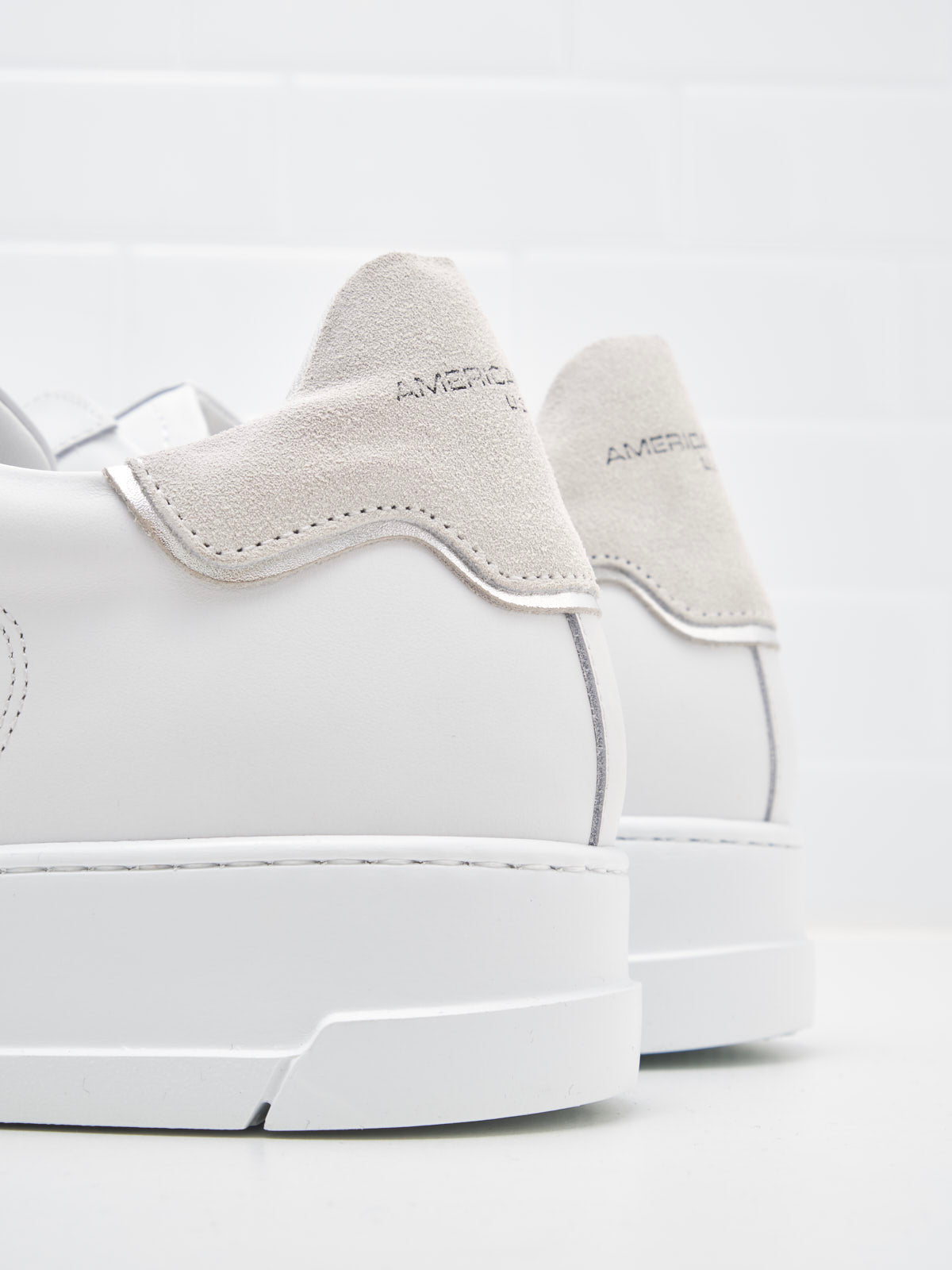 American White - Sneakers Logo Man white ice 
