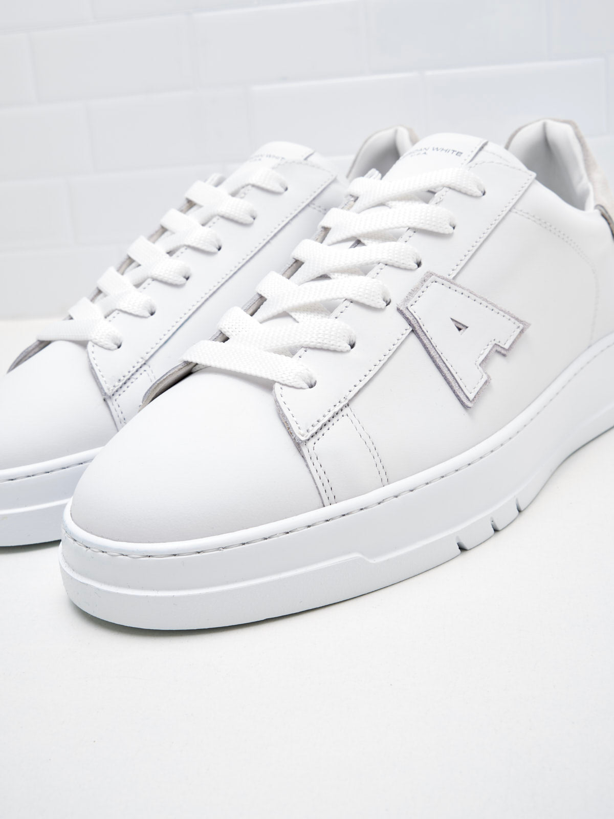 American White - Sneakers Logo Man white ice 