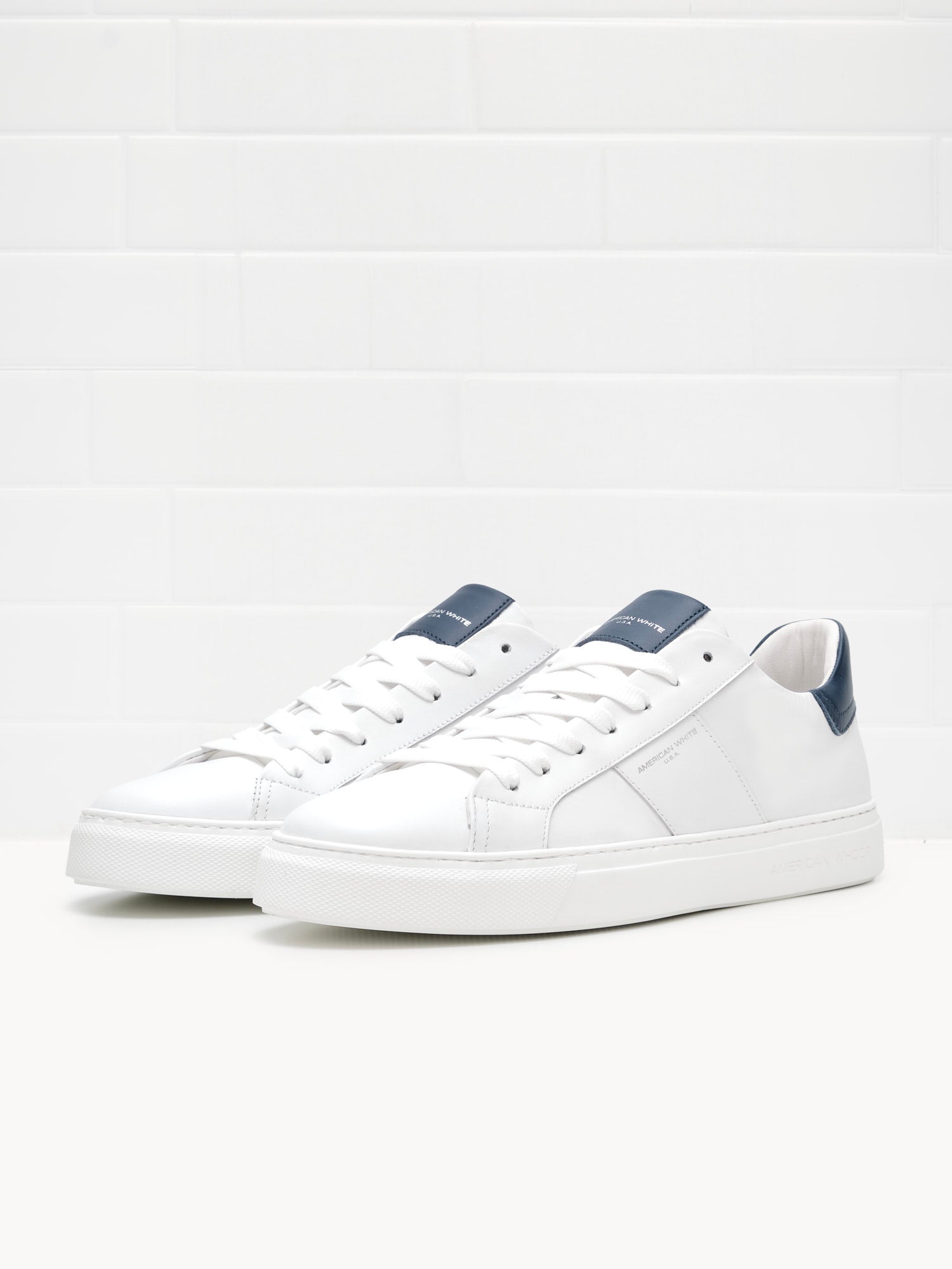American White - Sneakers Man Whoop white blue 