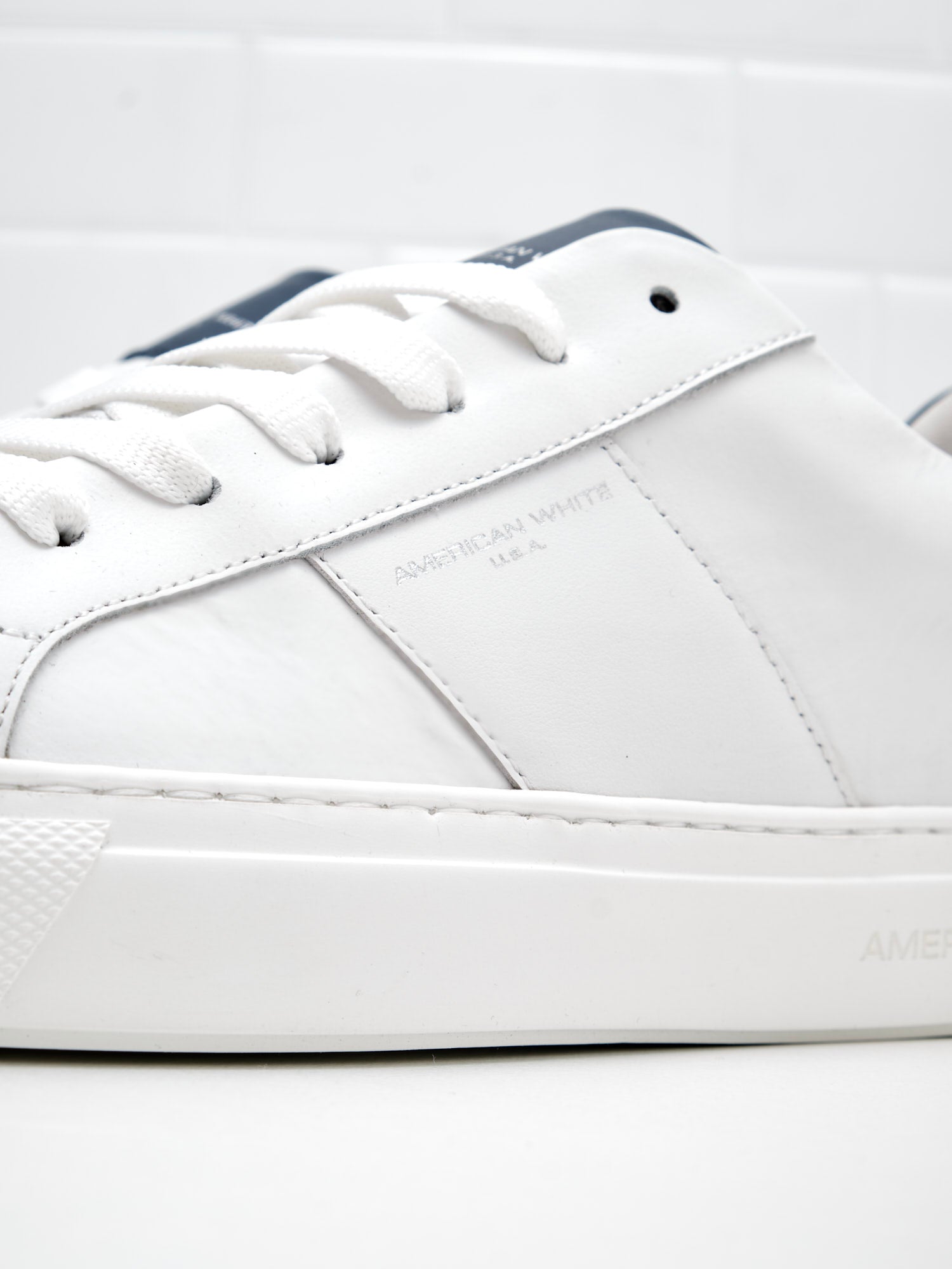 American White - Sneakers Man Whoop white blue 