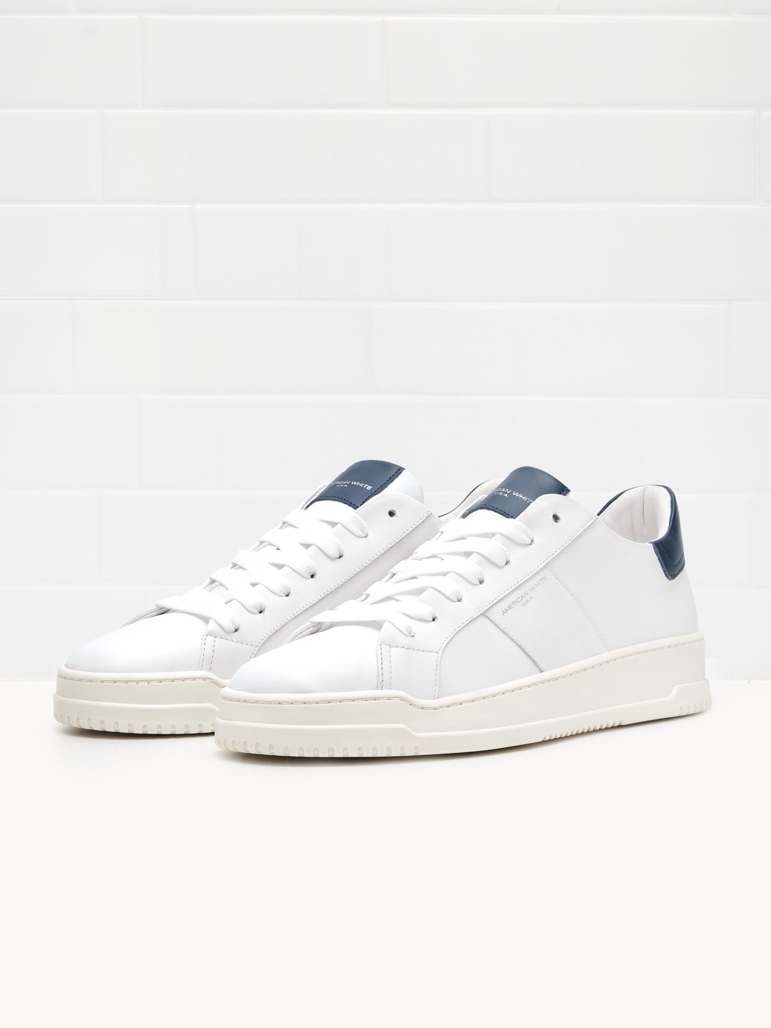 American White - Sneakers Man Whoop Vertigo white blue 
