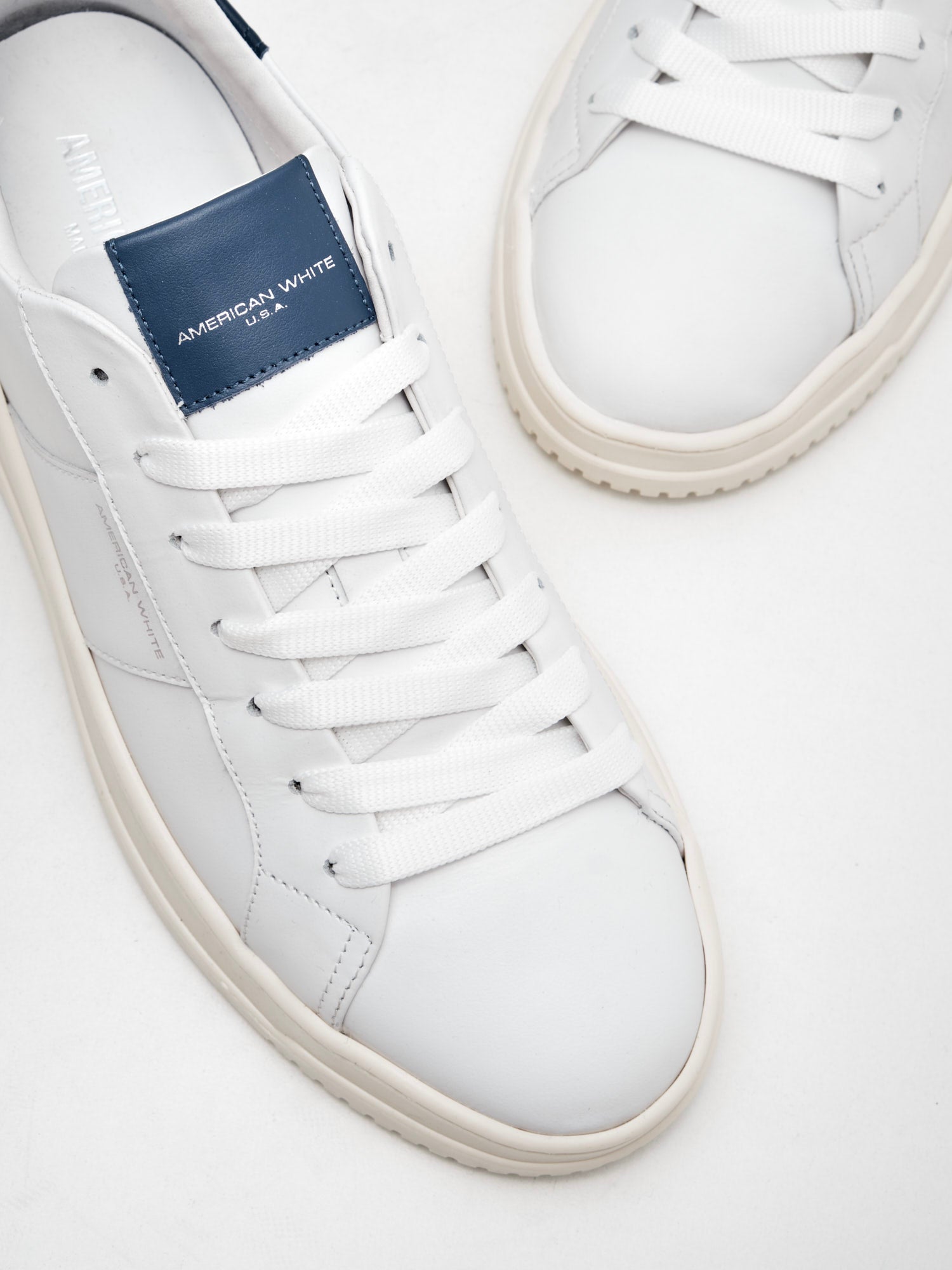 American White - Sneakers Man Whoop Vertigo white blue 