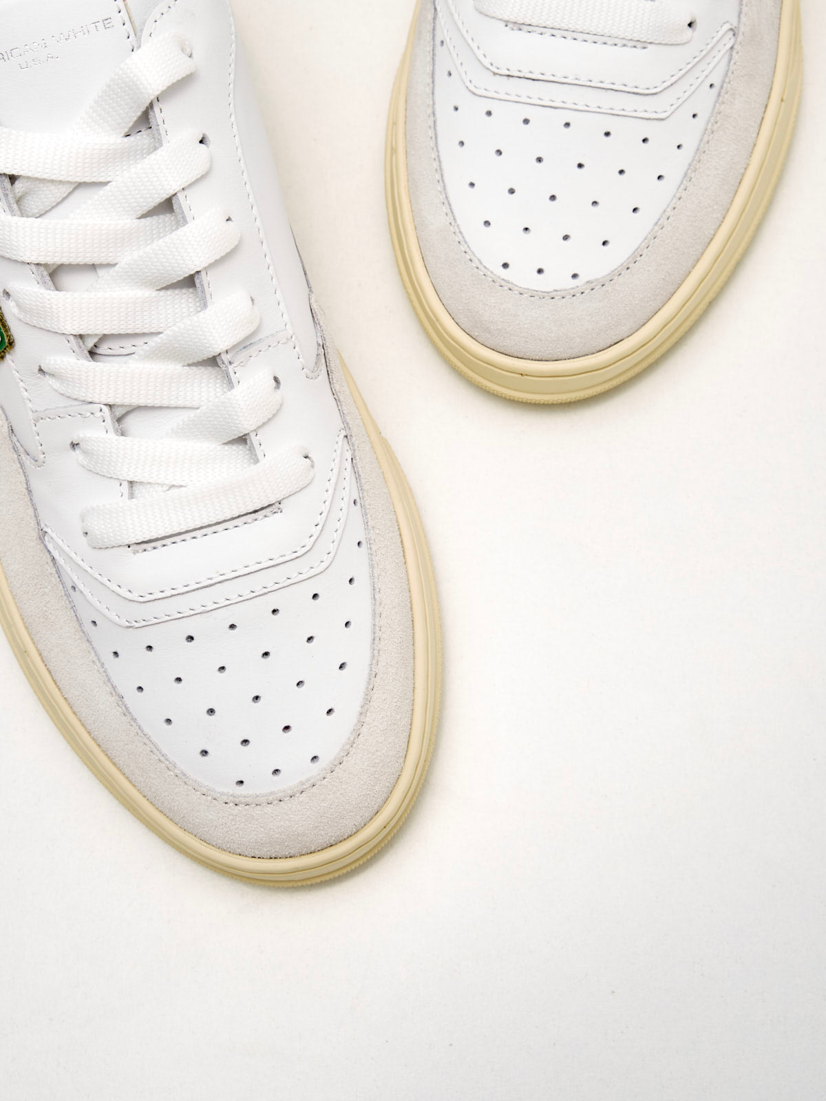 American White - Sneakers Woman Emmeuno Logo Explorer white green 
