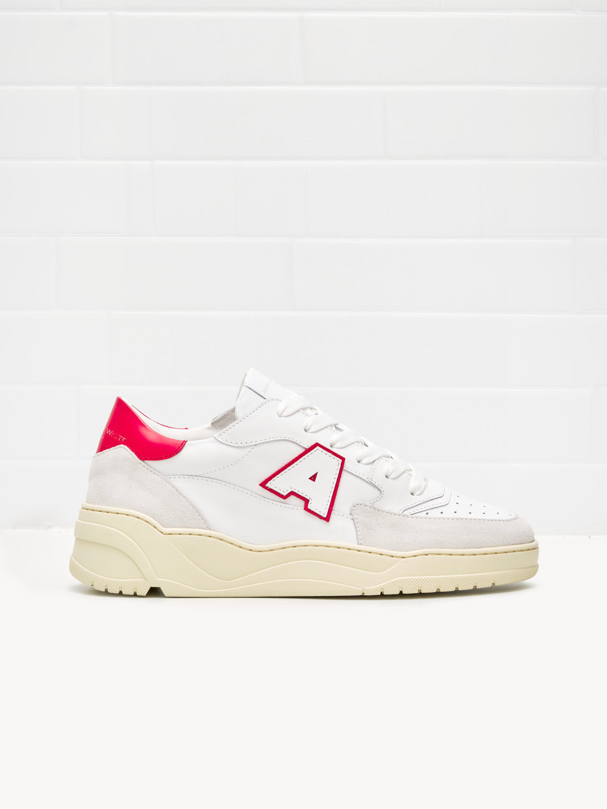Sneakers Woman Emmeuno Logo Explorer white red