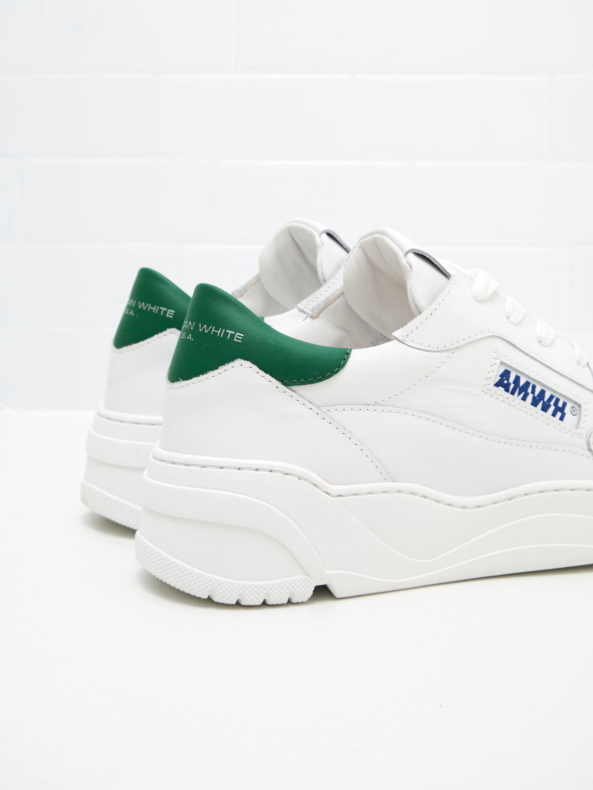 American White Emmeuno Iconic white green woman