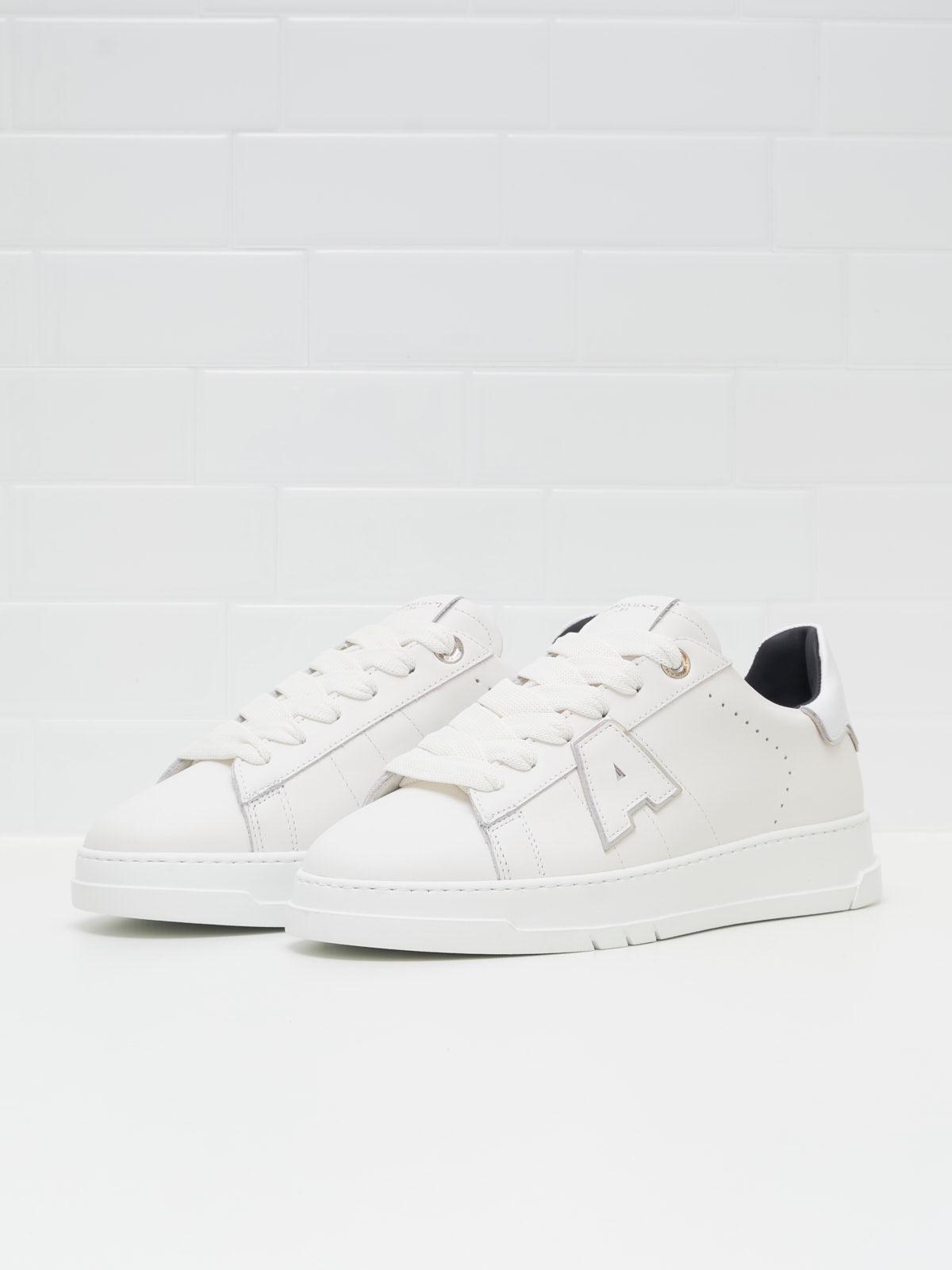 amwh - Super Logo Woman white white silver 