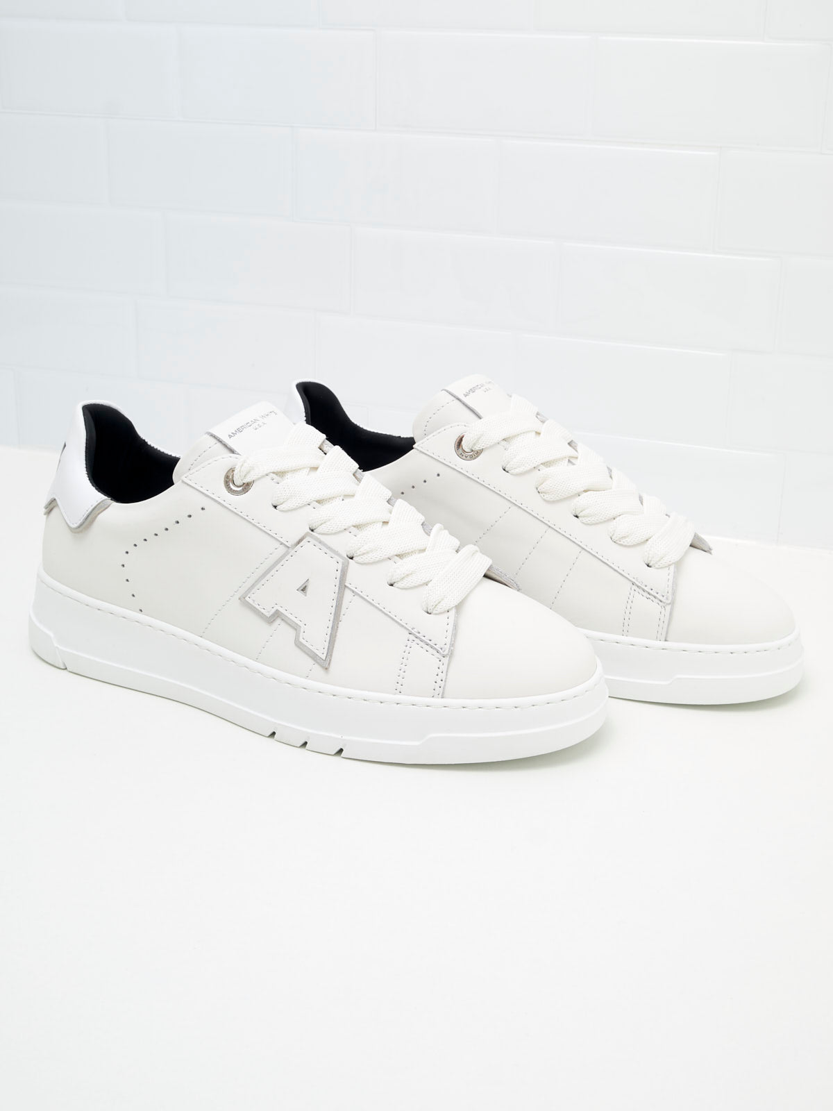 amwh - Super Logo Woman white white silver 