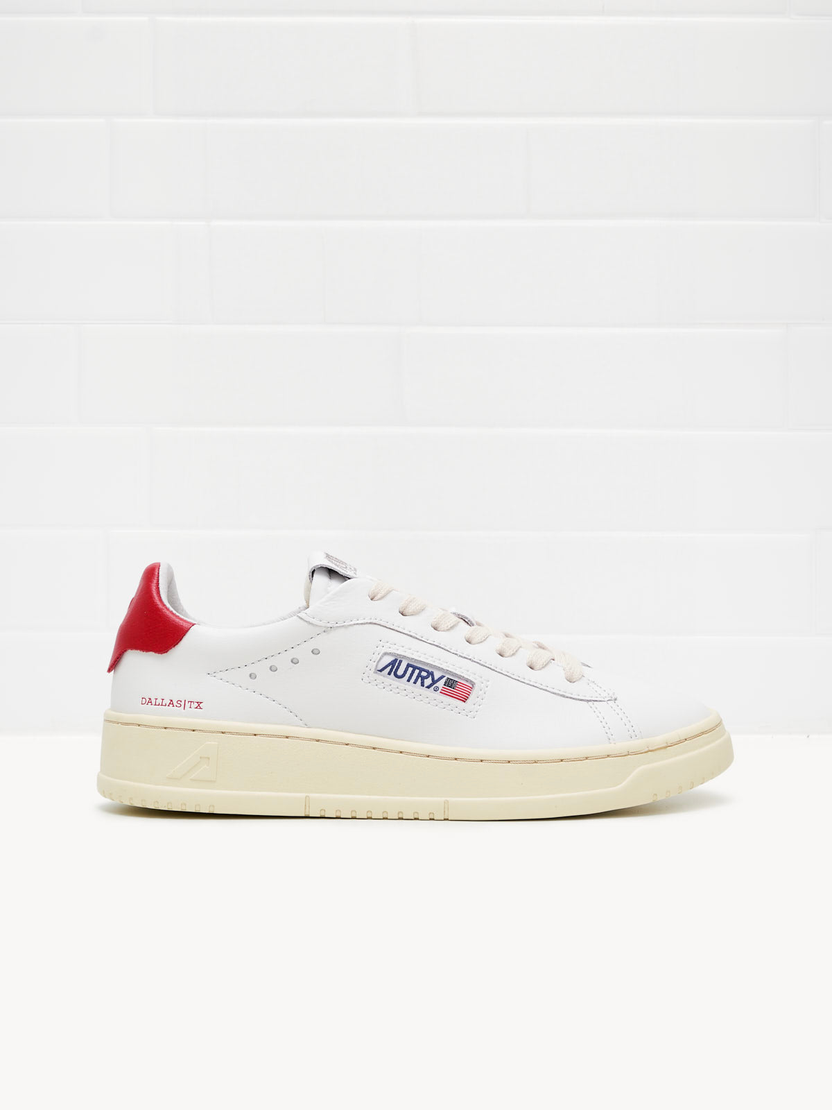 Sneakers Dallas Woman white red nw03