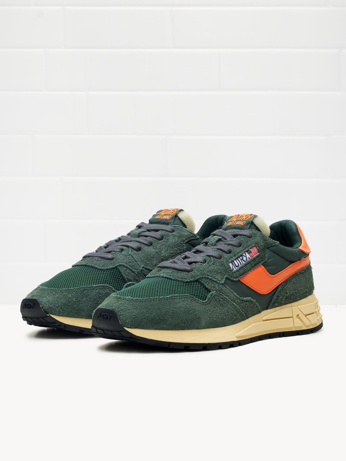 Autry Reelwind Man nylon suede bottle orangeade