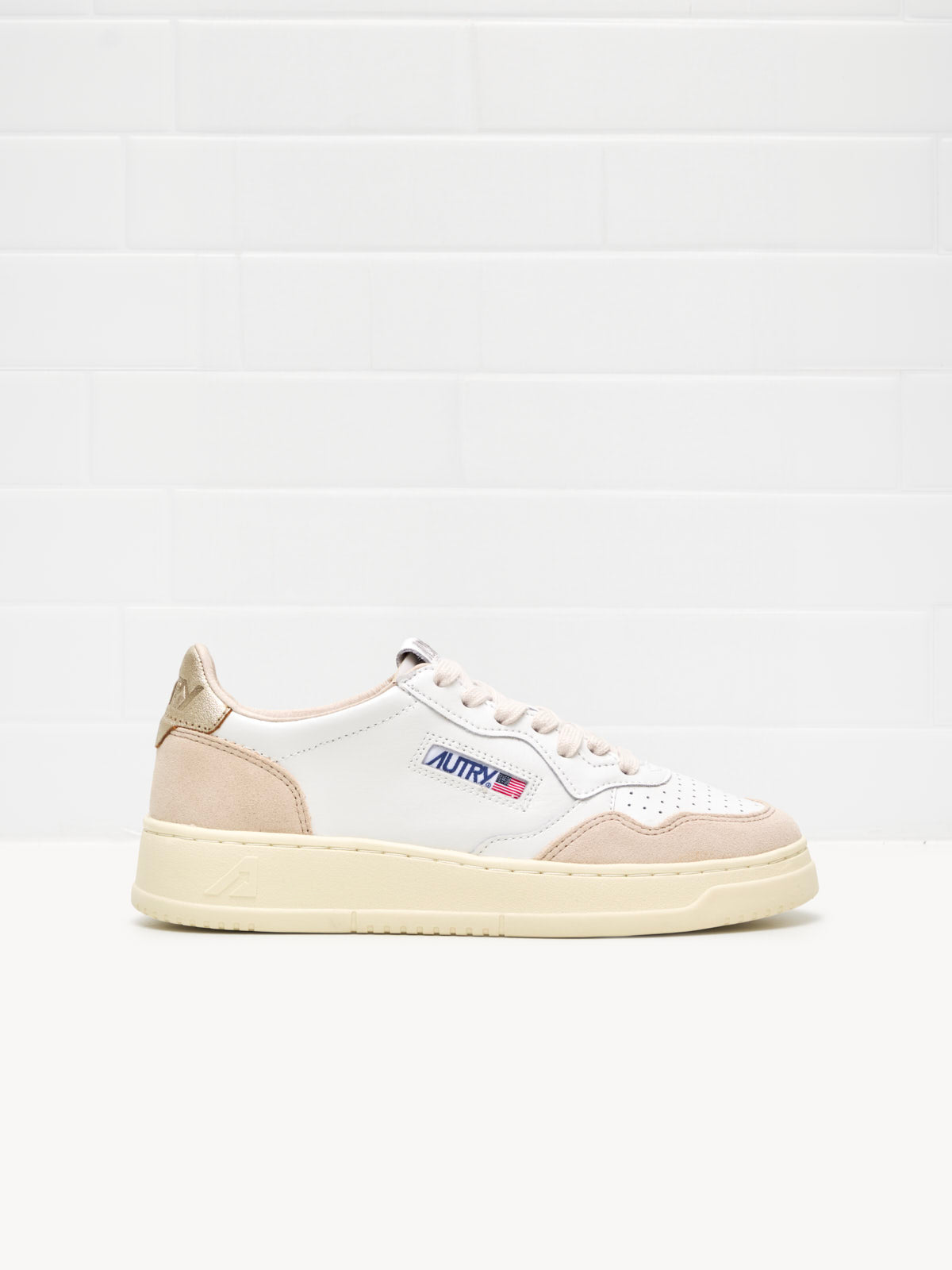 Sneakers Medalist Woman white sand gold