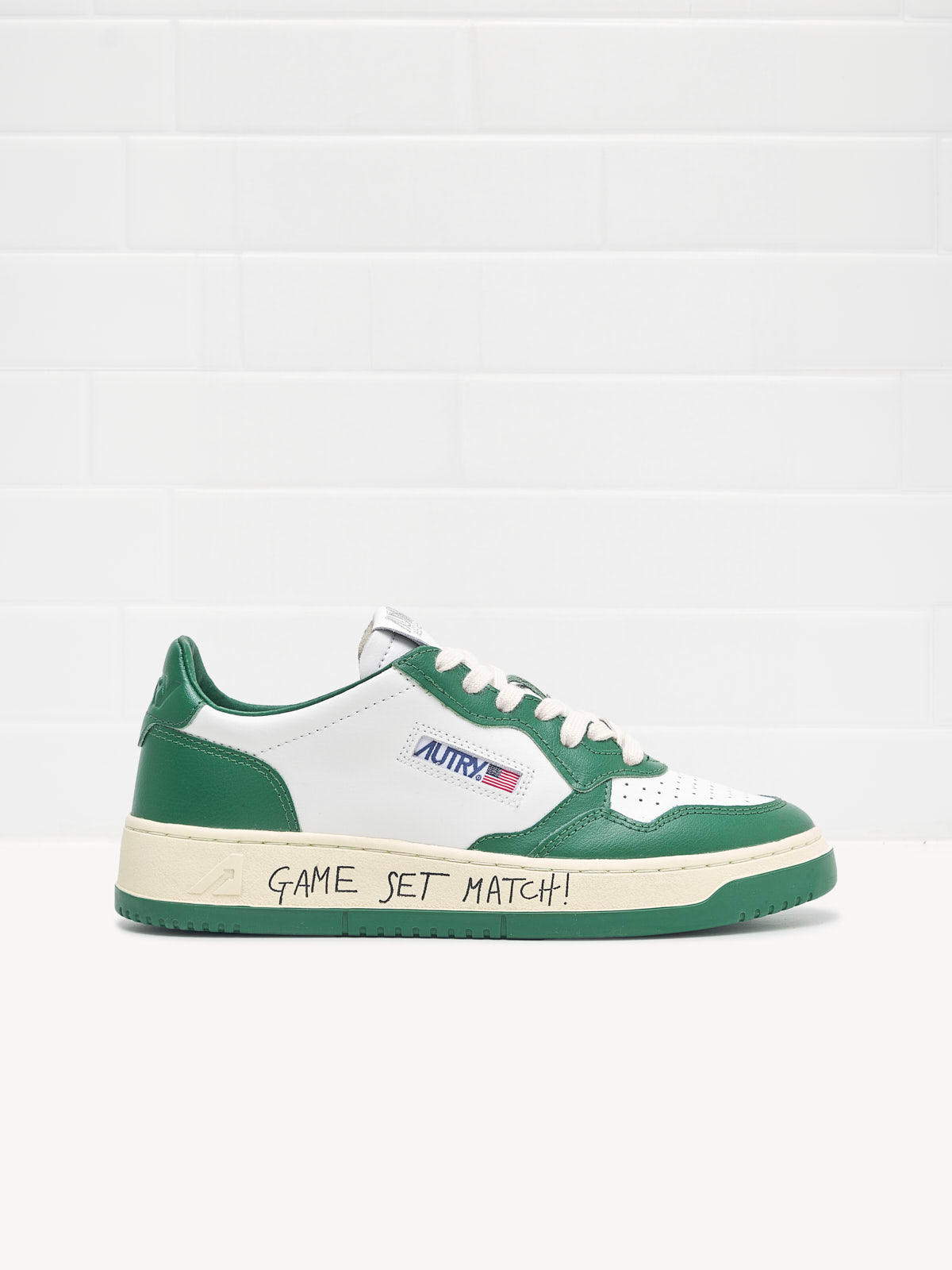 Sneakers Medalist Woman green white game set match