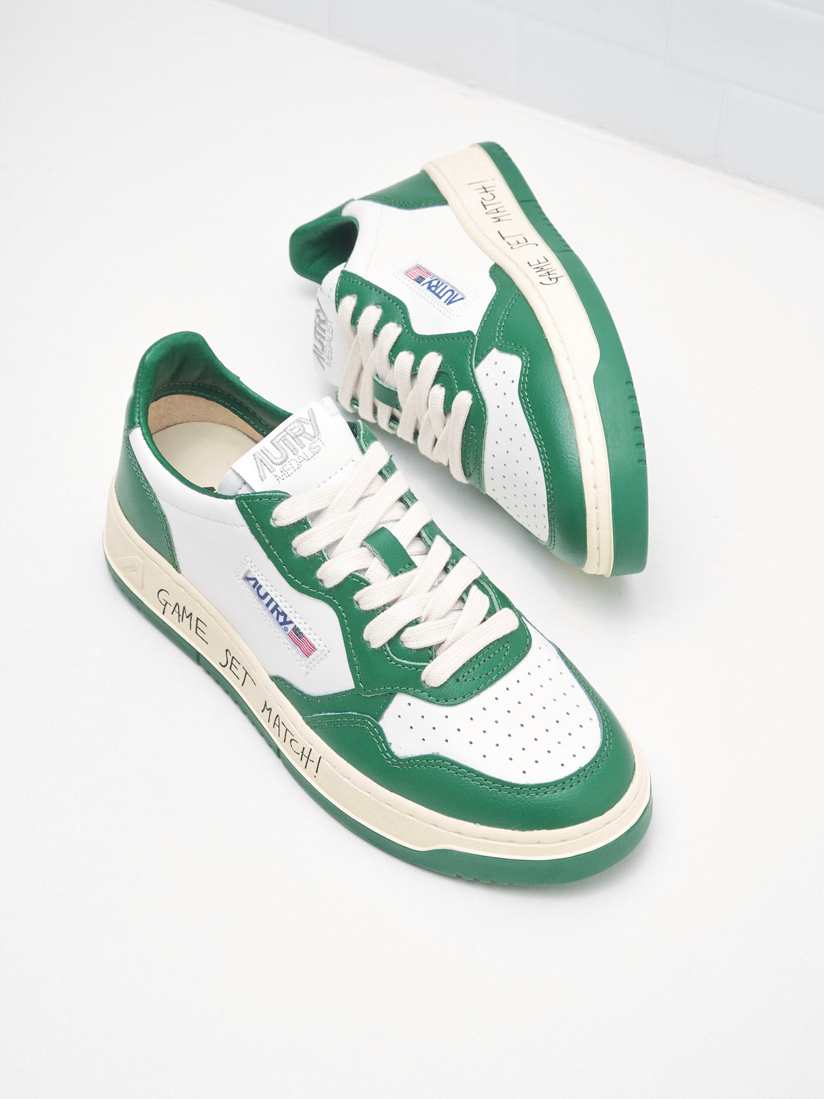 autry - Sneakers Medalist Woman green white game set match 