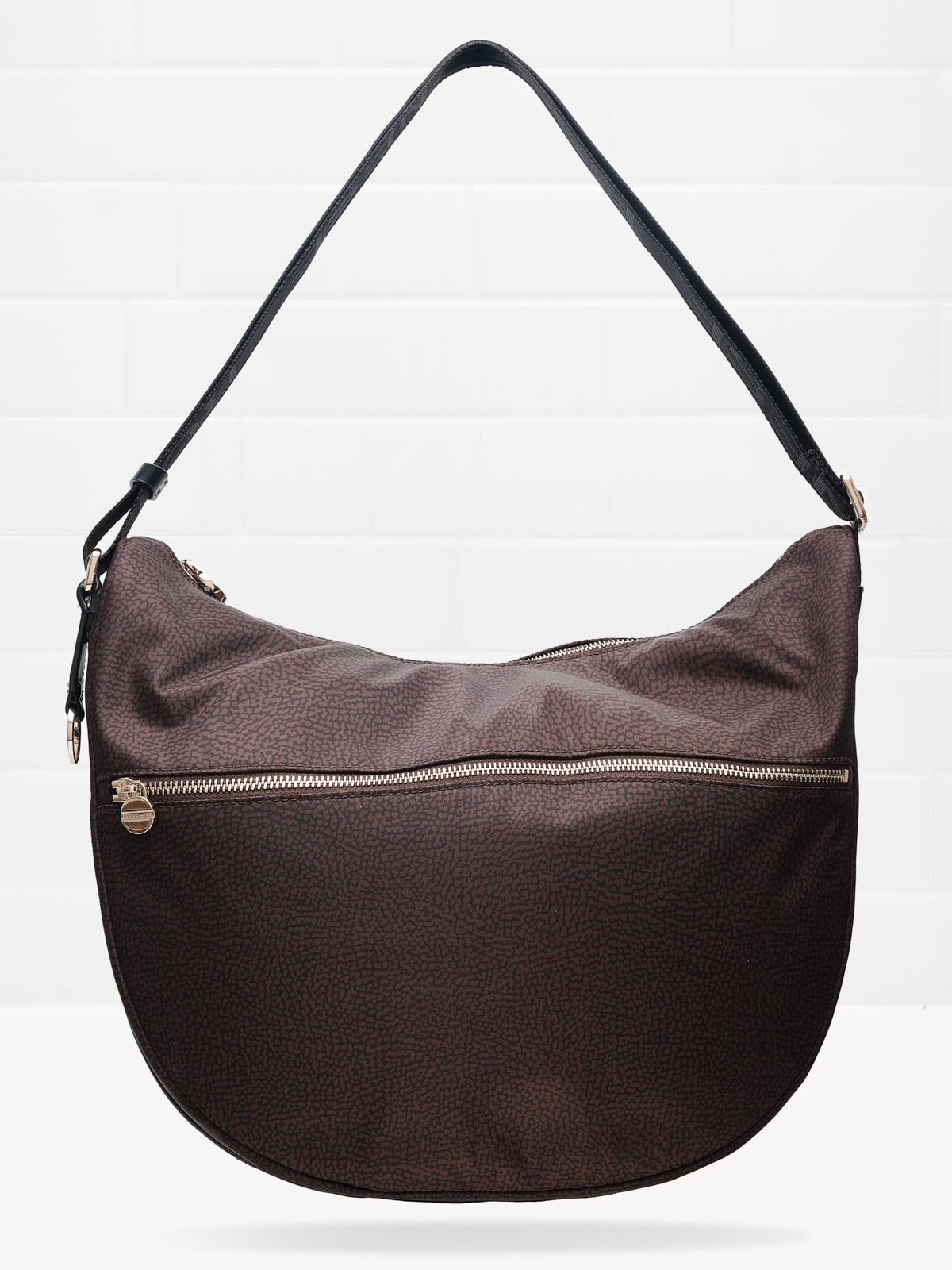 Borsa Luna Bag Medium OP Dark Brown Black