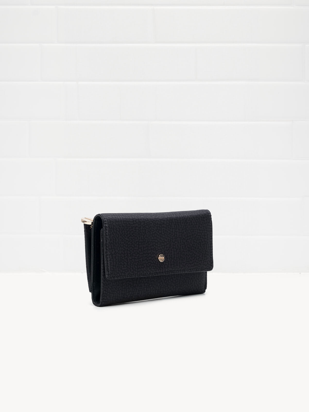 Borbonese - Portafoglio Medium Dark Black 