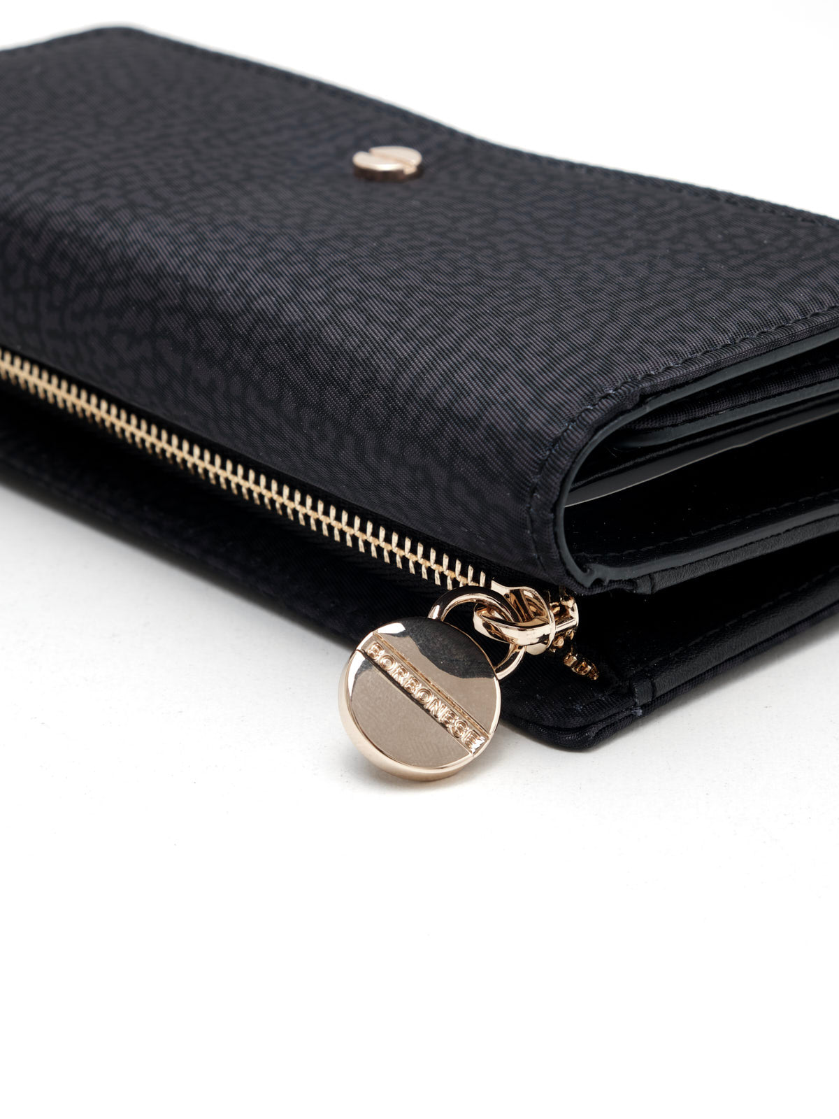 Borbonese - Portafoglio Medium Dark Black 