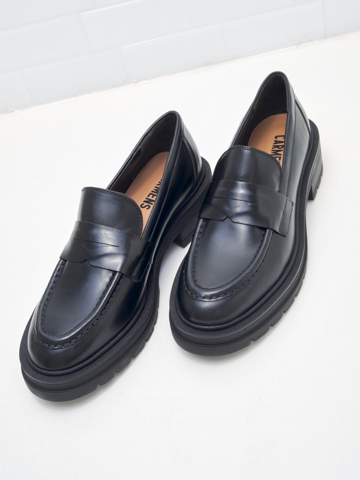 Carmens - Mocassino Woman Patty Clam black 