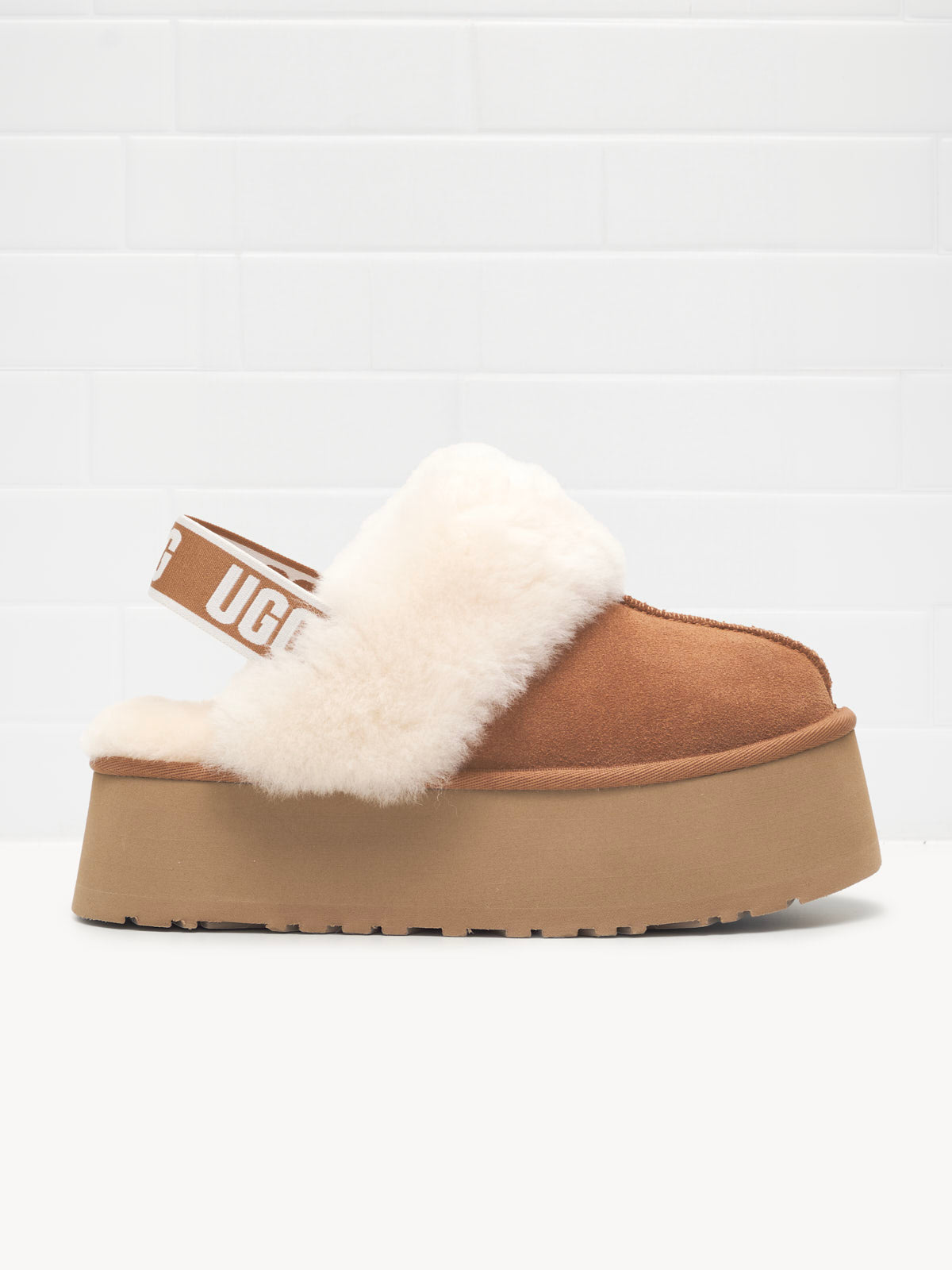 Sabot Funkette Woman Suede chestnut