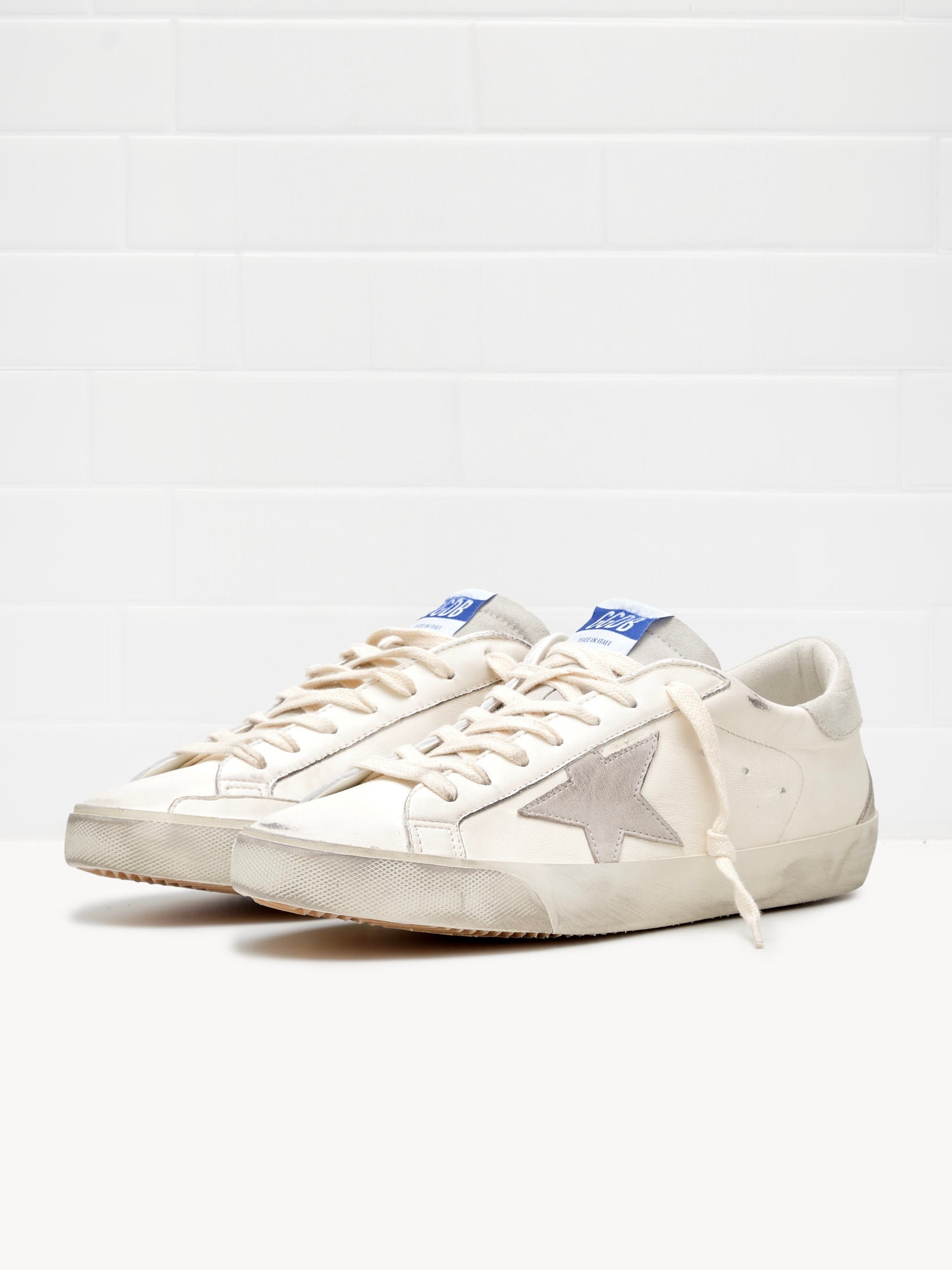 golden goose - Super Star With Spur Man white grey 
