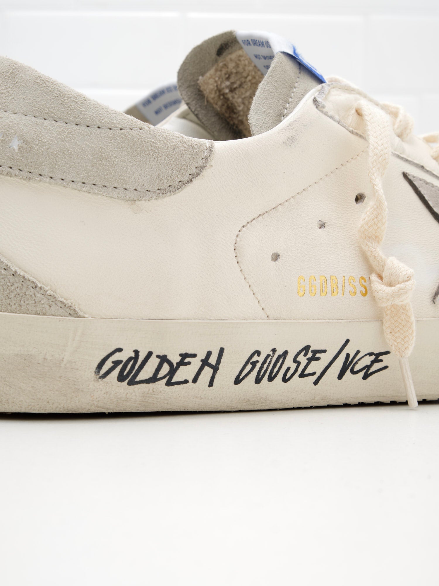 golden goose - Super Star With Spur Man white grey 