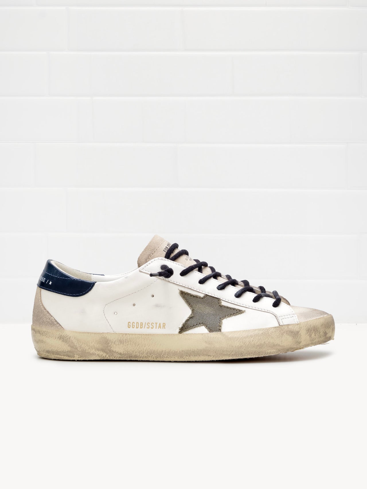 golden goose - Sneakers Super Star Classic With Spur Man white green black 