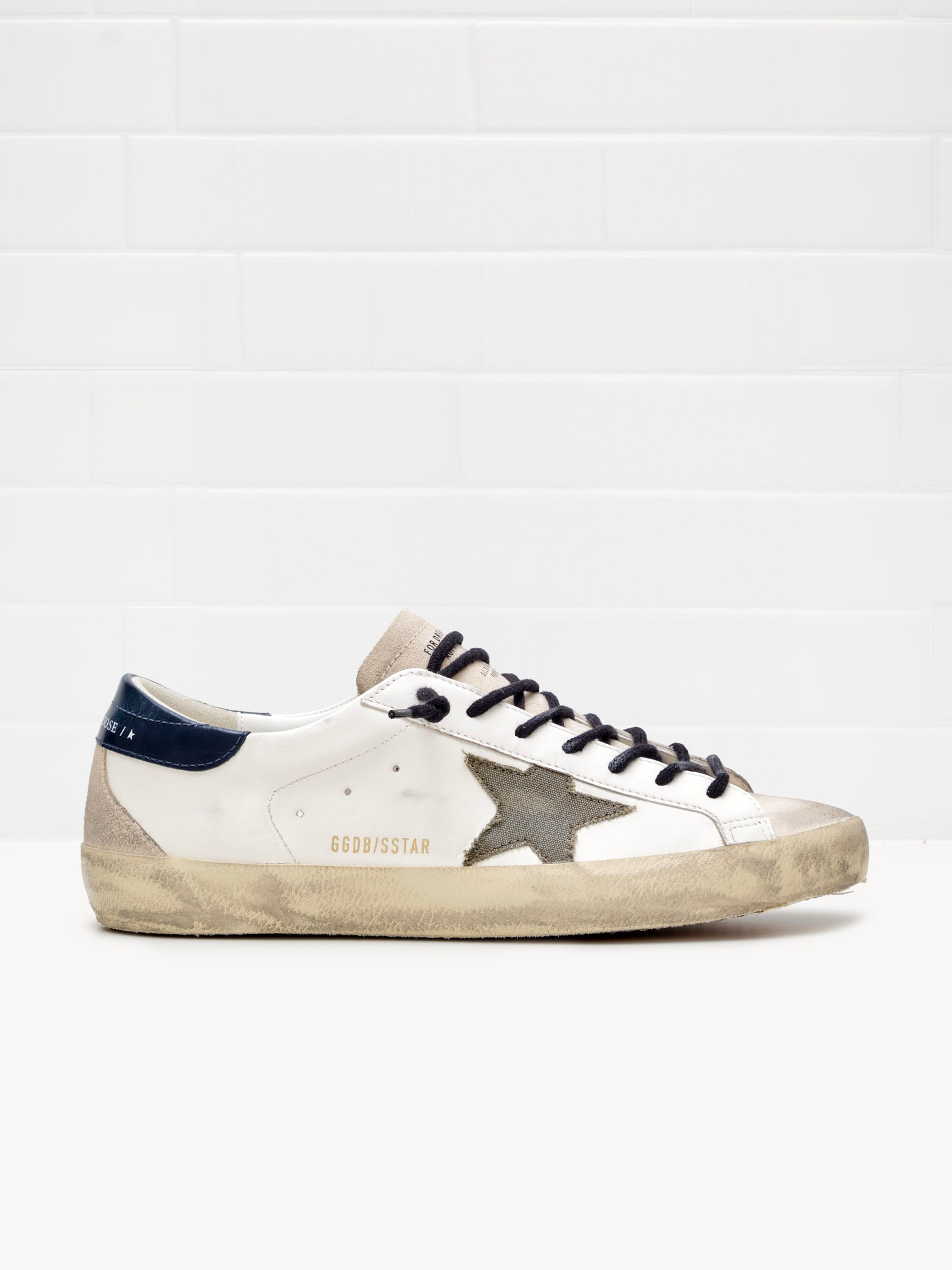 golden goose - Sneakers Super Star Classic With Spur Man white green black 
