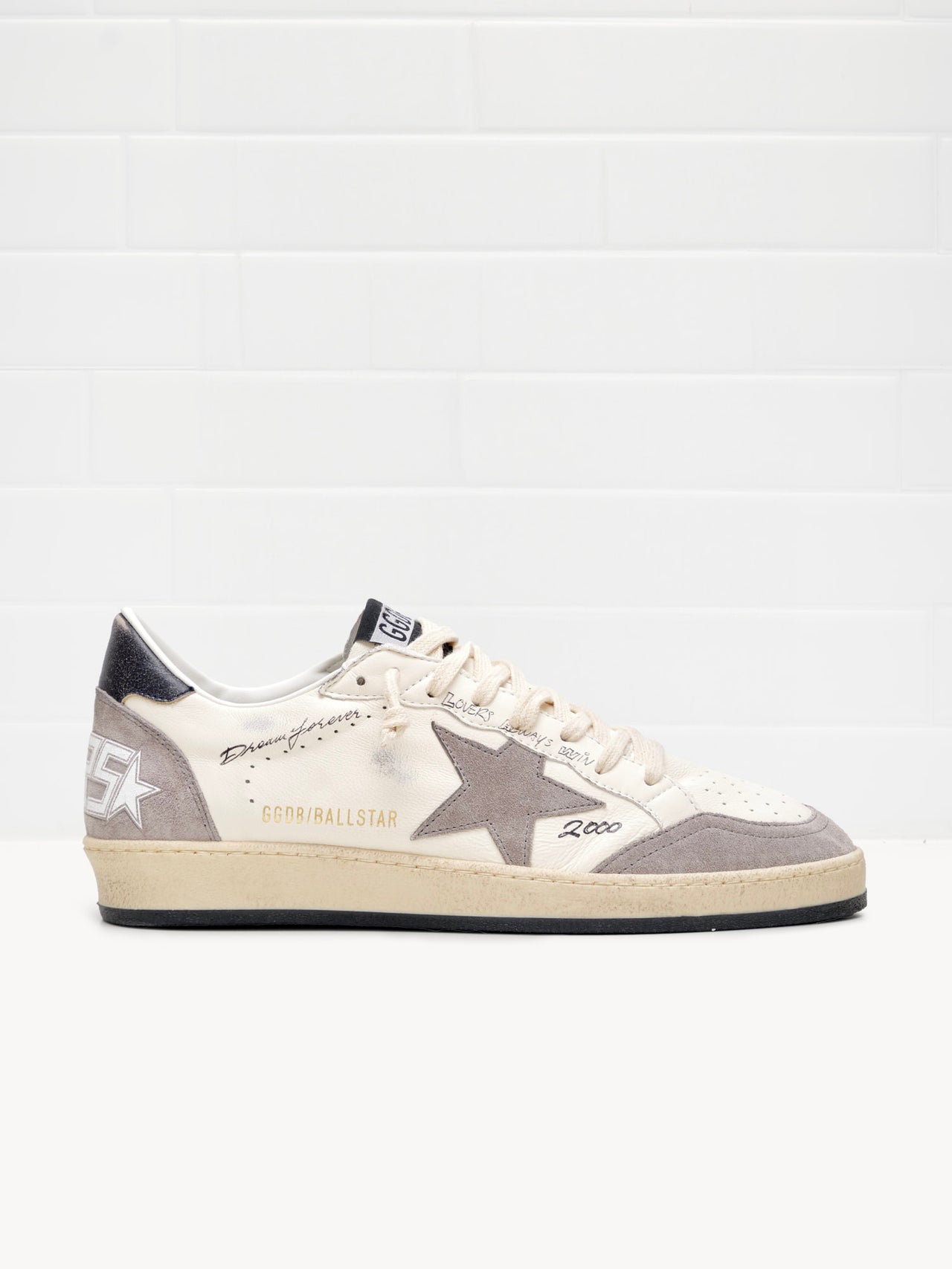 golden goose - Sneakers Ball Star Man white grey blue 