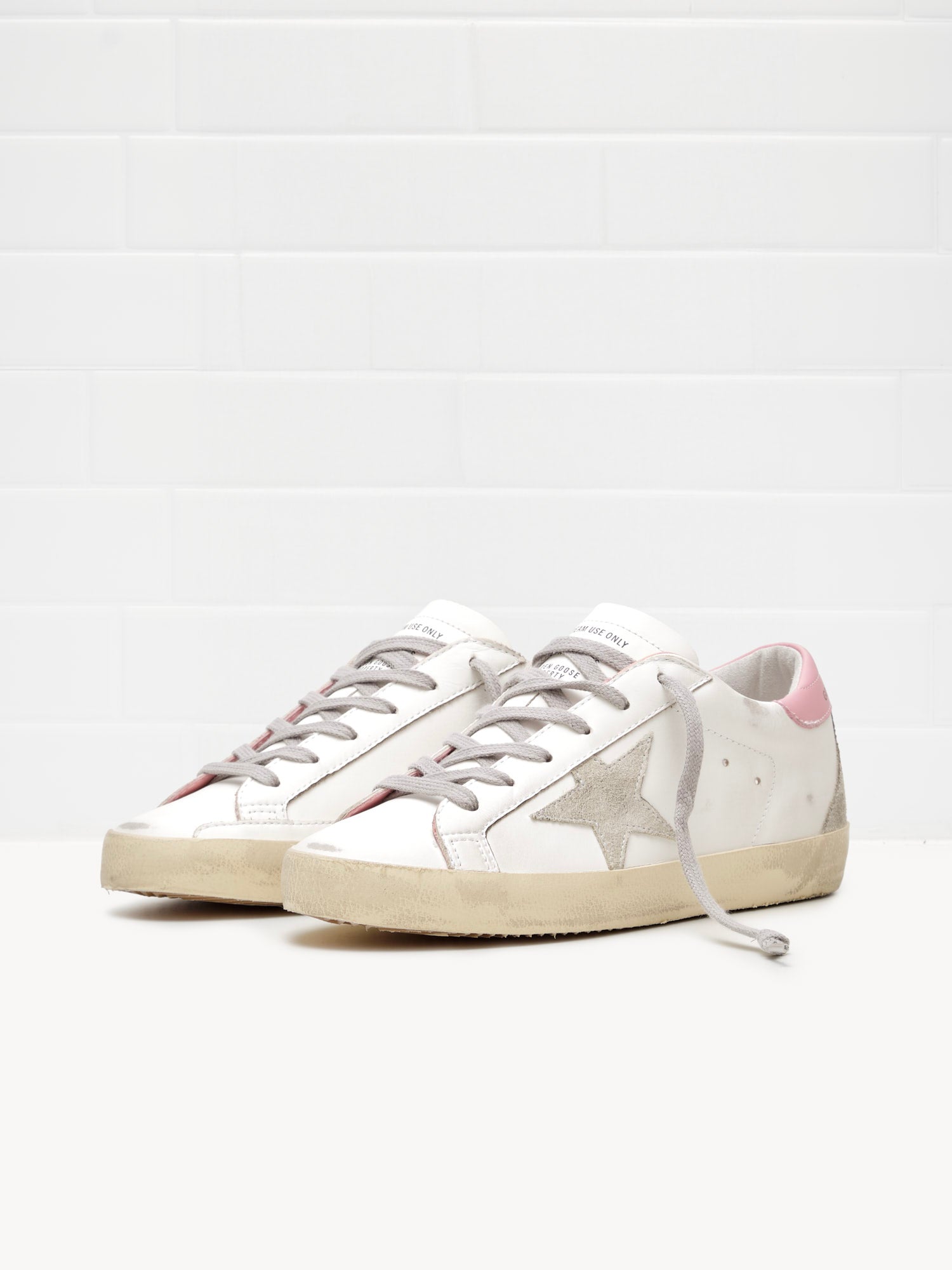 golden goose - Sneakers Super Star Leather white/ice/light/pink 