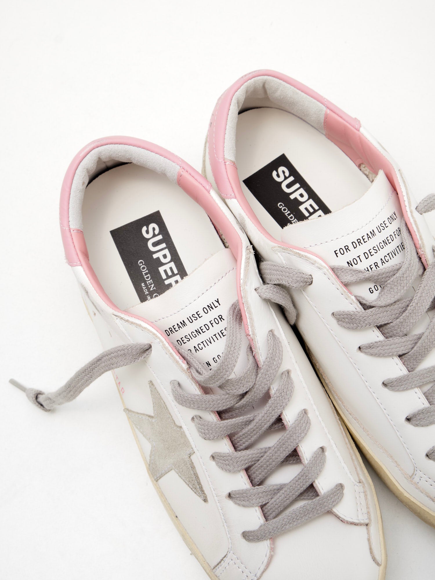 golden goose - Sneakers Super Star Leather white/ice/light/pink 