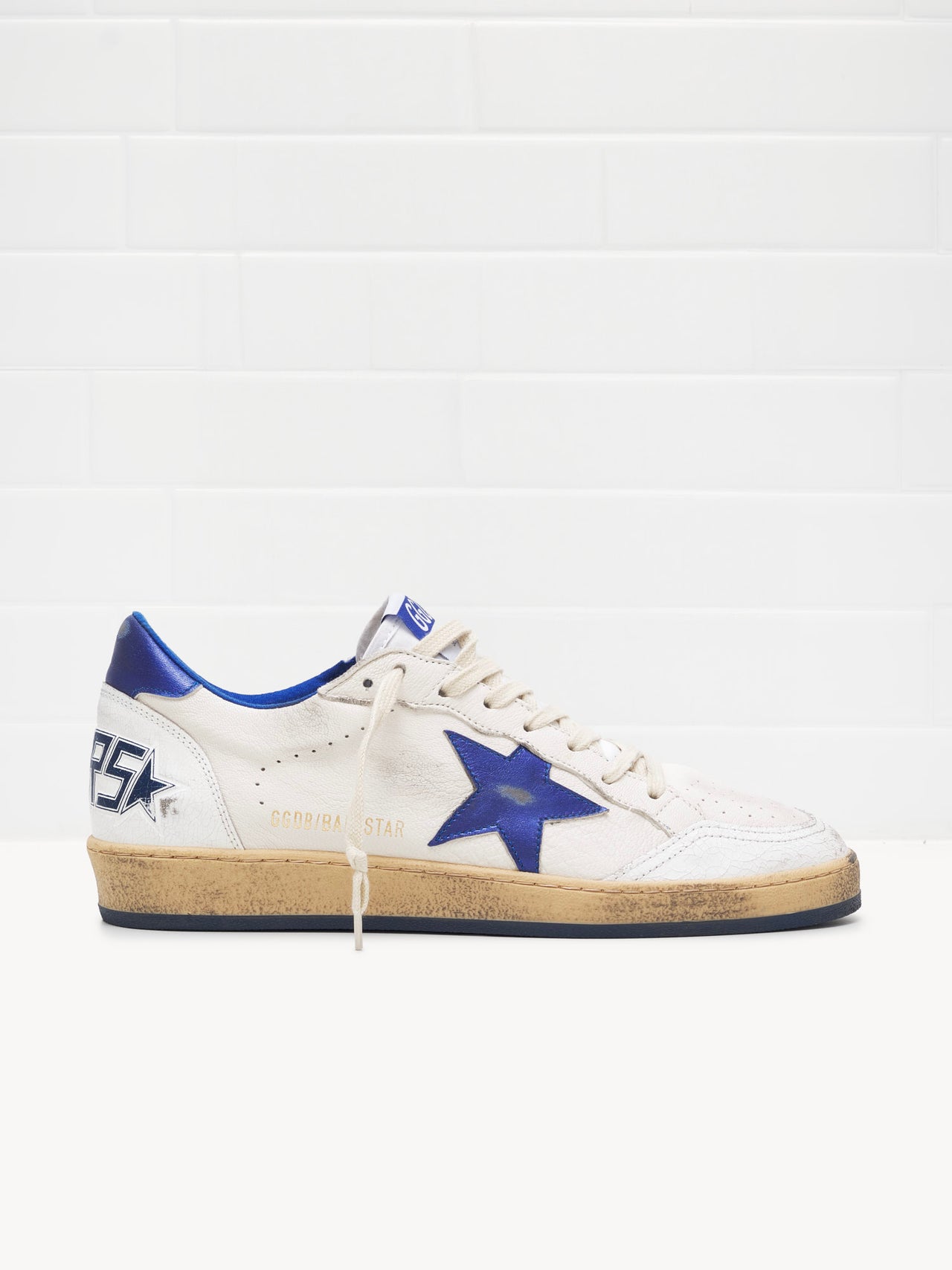 golden goose - Golden goose ball star white/bluette 