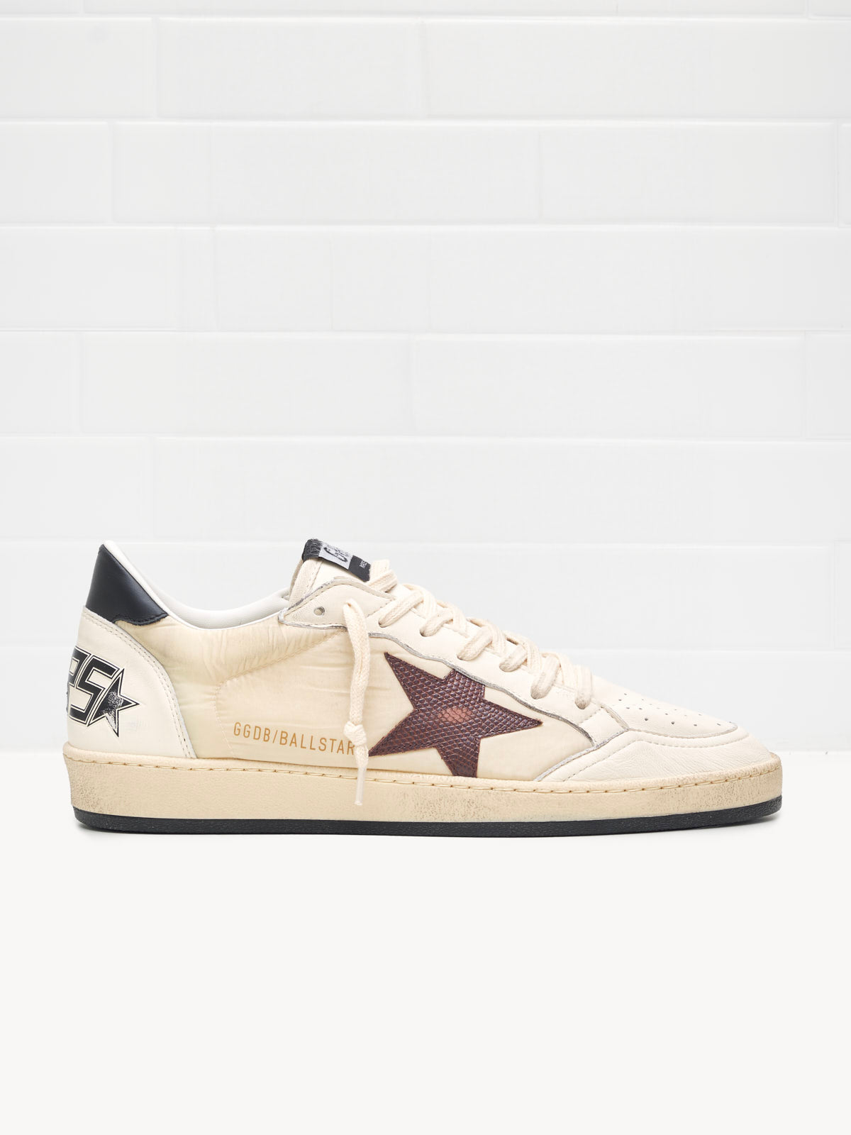golden goose - Sneakers Ball Star Man white burgundy tejus 