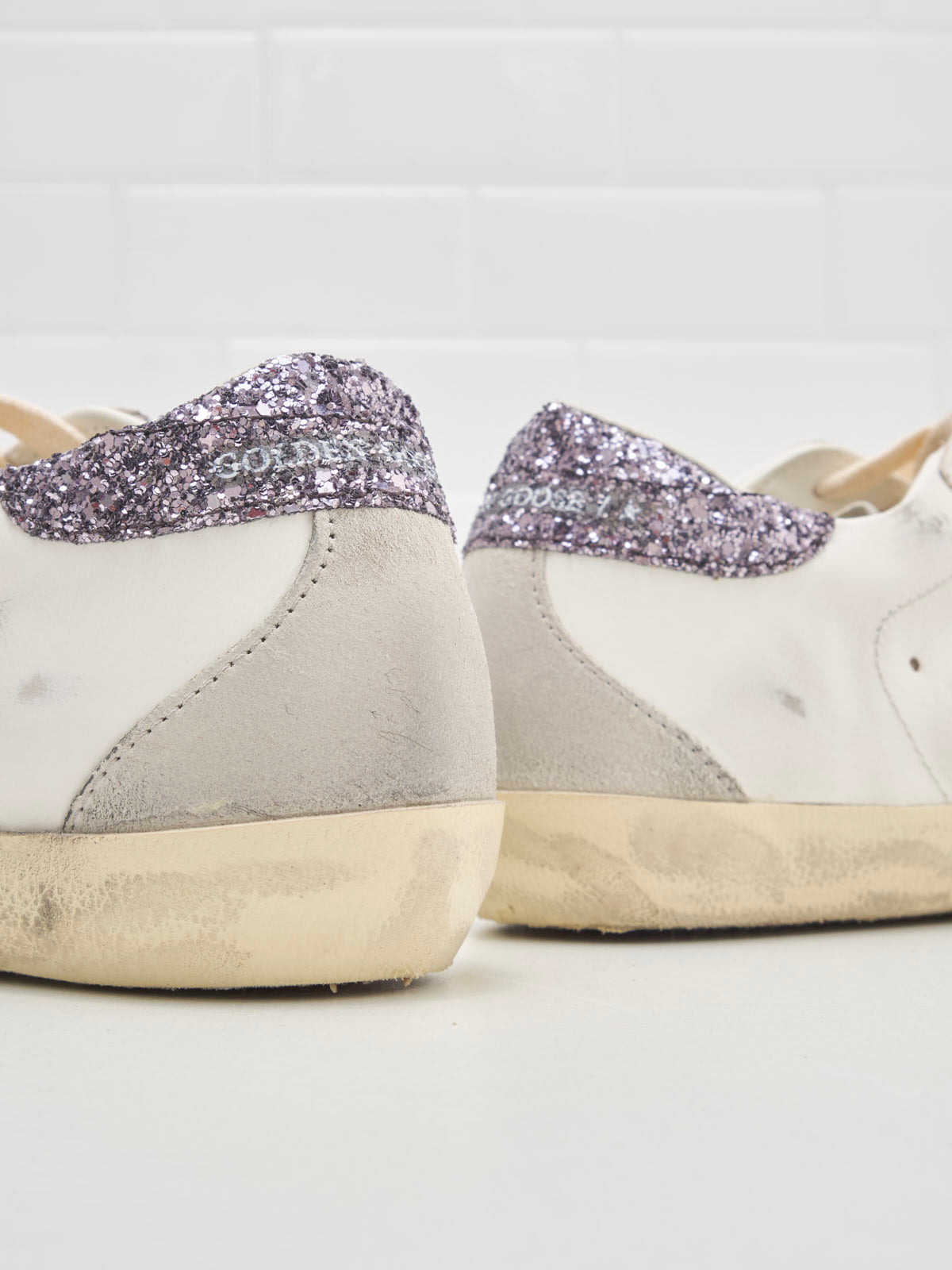 golden goose - Sneakers Super Star Woman white grey 