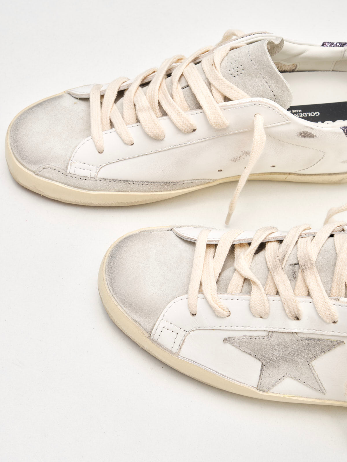 golden goose - Sneakers Super Star Woman white grey 