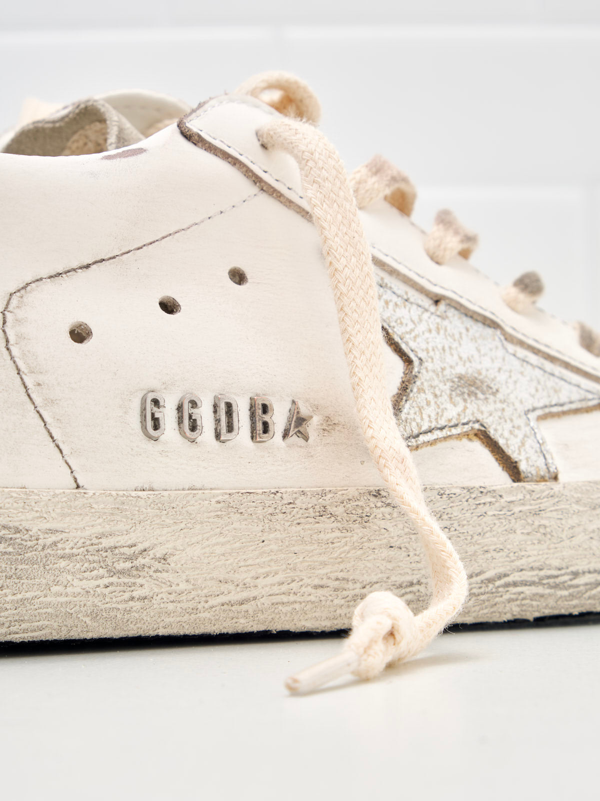 golden goose - Sneakers Super Star Woman white ice silver fucsia 
