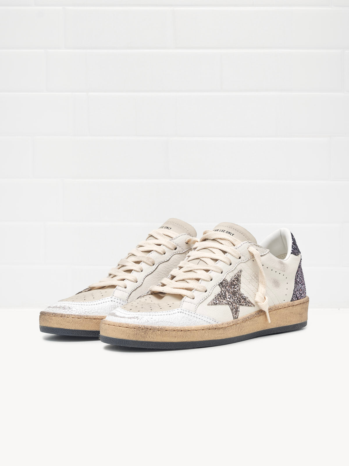 golden goose - Sneakers Ball Star Woman white cinder antracite 