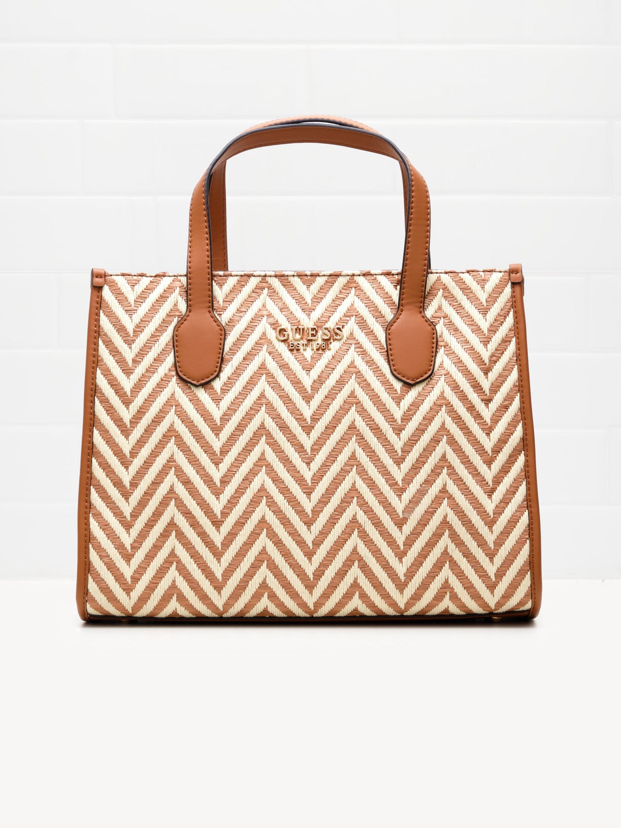 Guess - Borsa Silvana 2 Tote cognac marrone 