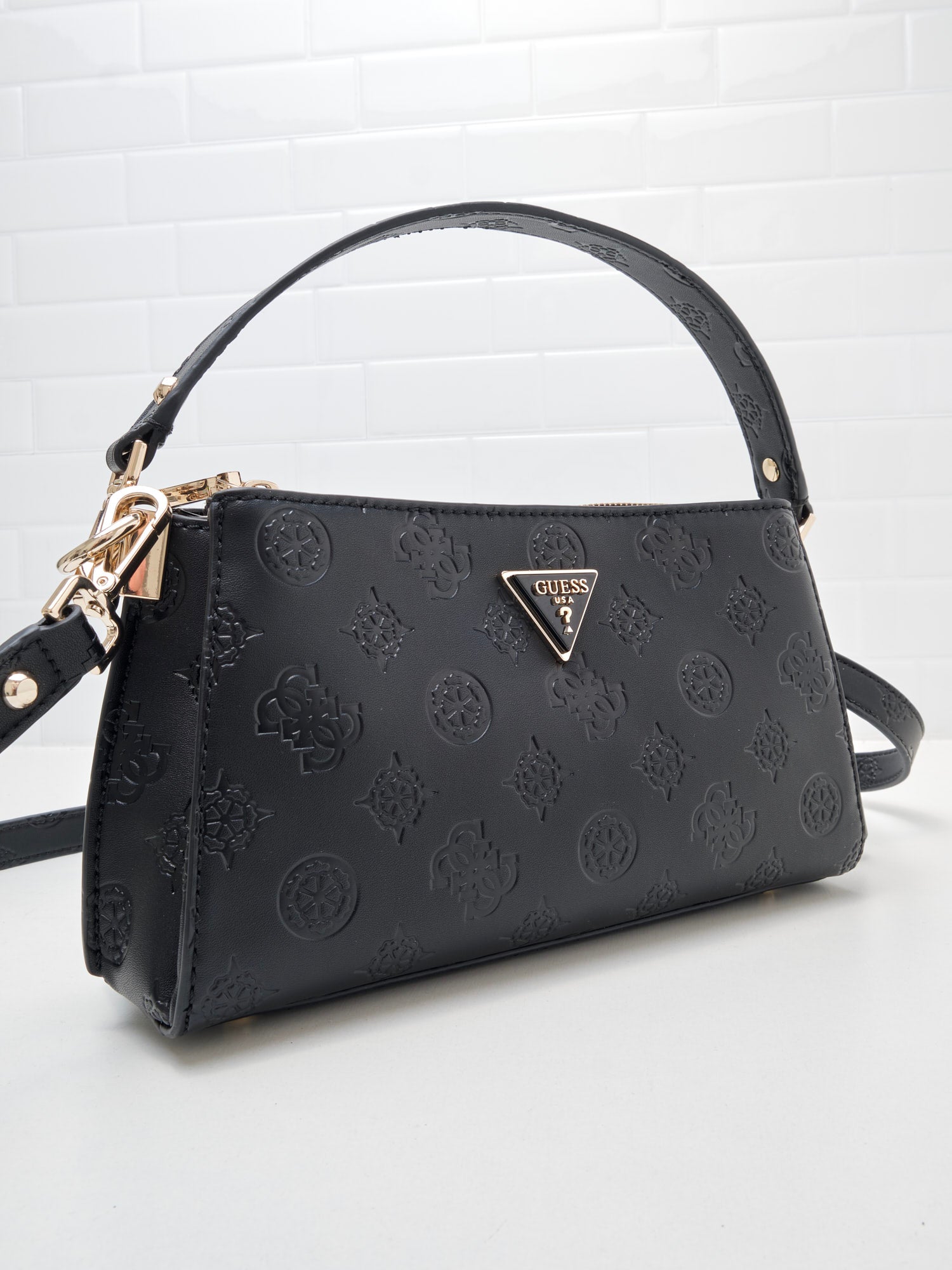 Guess - Borsa Jena black logo 