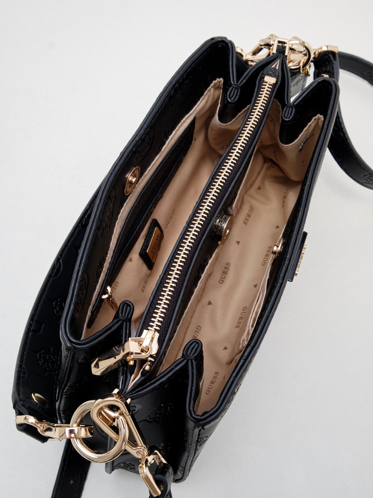 Guess - Borsa Jena black logo 