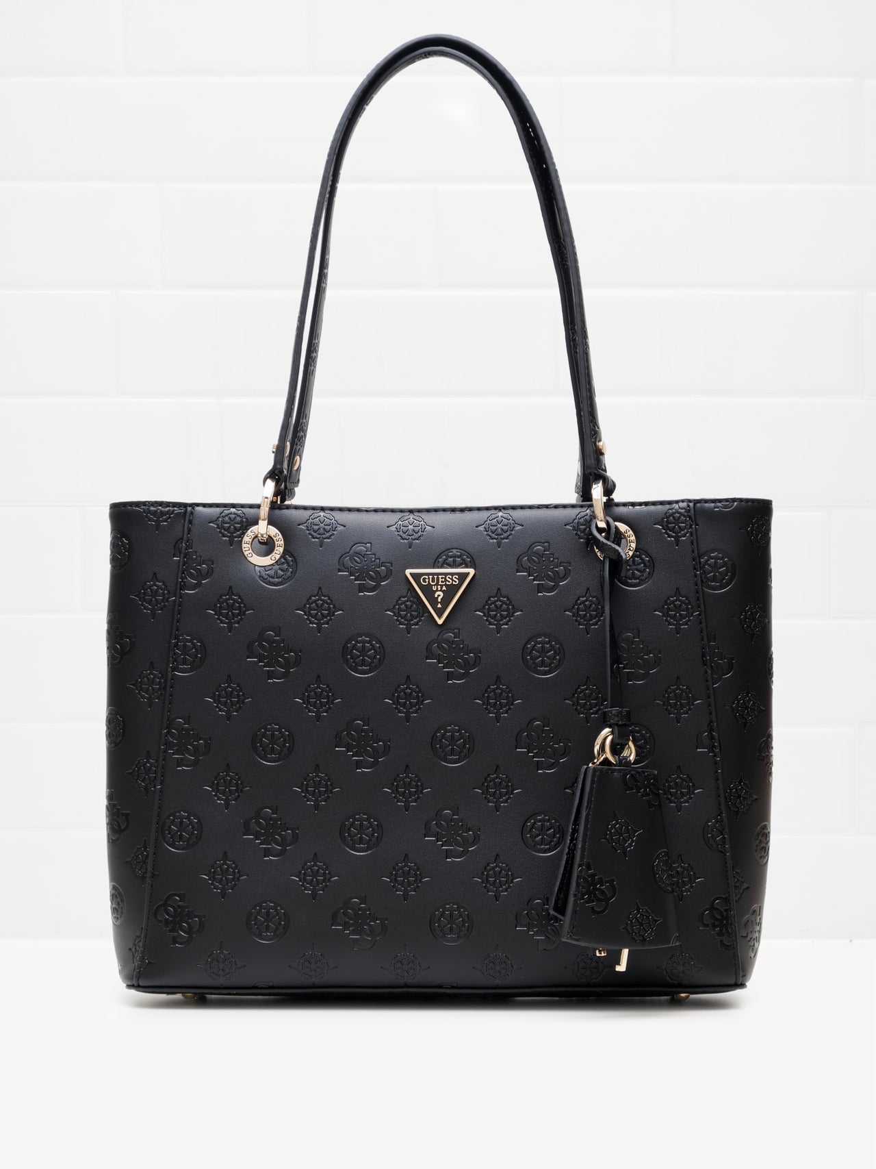 Guess - Borsa Jena Shopper black logo 