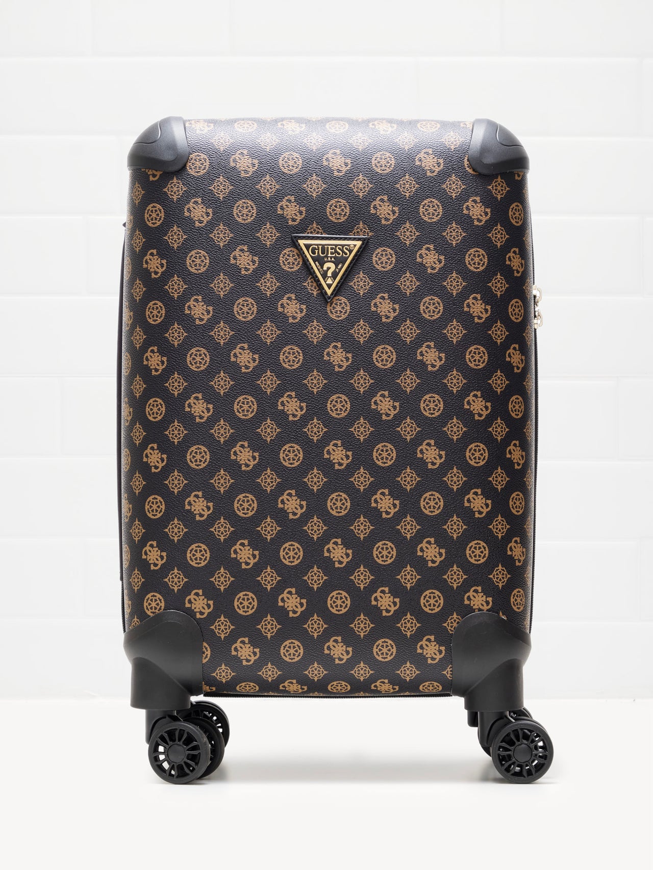 Guess - Trolley Wilder Travel brown logo 