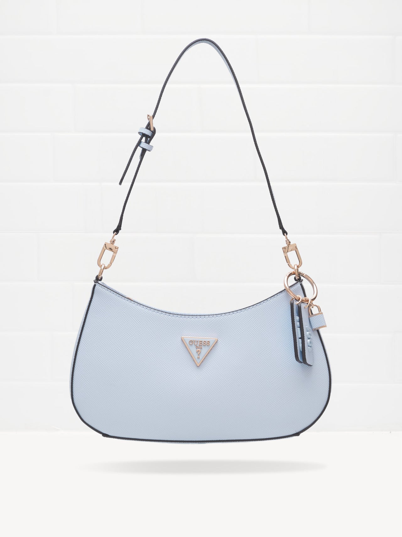Guess - Borsa Noelle Shoulder sky blue 
