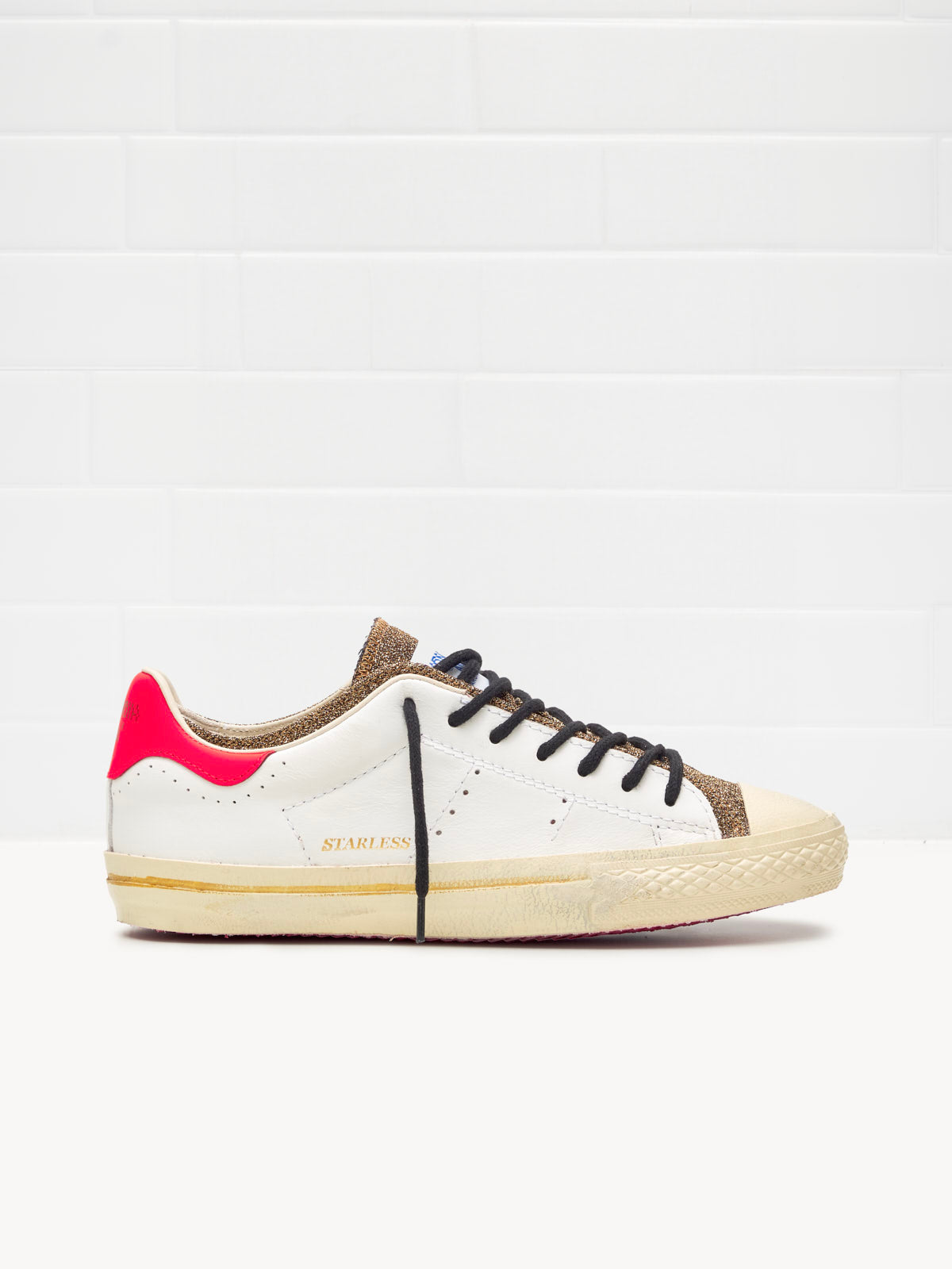 Hidn-Ander Starless Low Woman white gold lamè