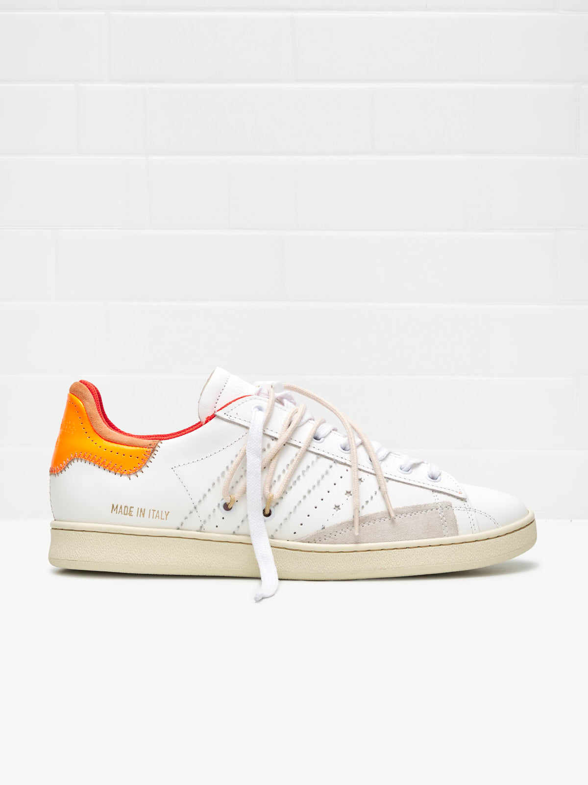 Sneakers Stripeless Low Man Ultimate Dual white orange