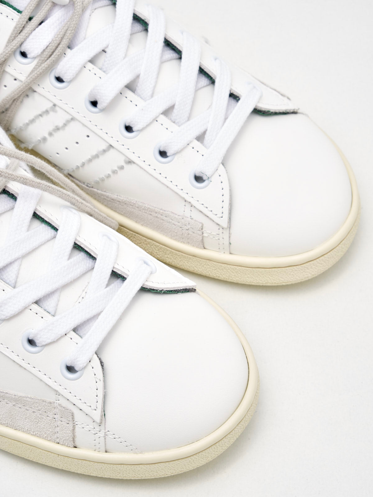 Hidn-Ander - Sneakers Stripeless Low Man Ultimate Dual white green 