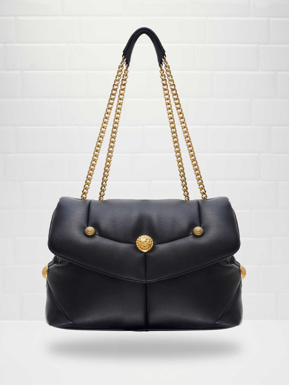 La Carrie Borsa a Spalla Bombè black