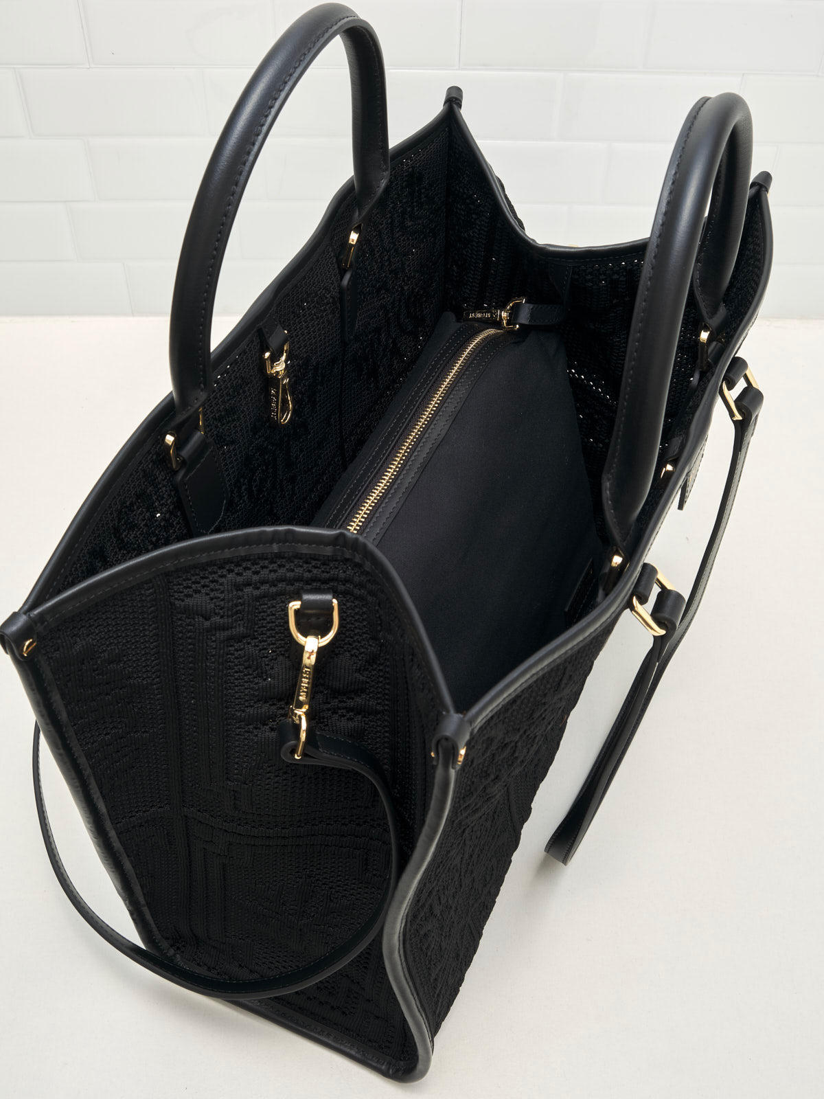 My Best Bag Firenze - Borsa Shopping Atena ossidiana 39cm 